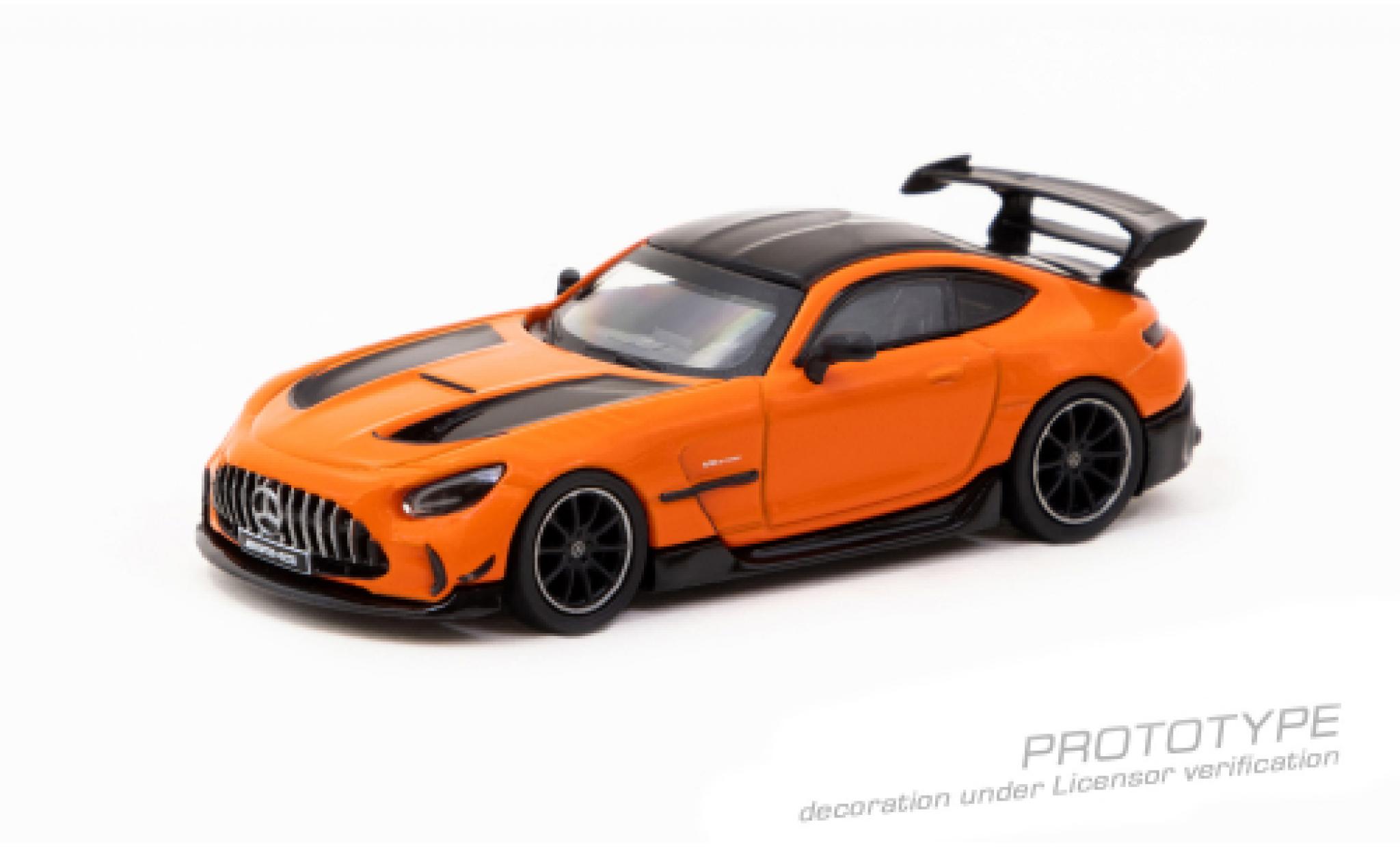 Mercedes AMG GT 1/64 Tarmac Works Black Series orange diecast model cars