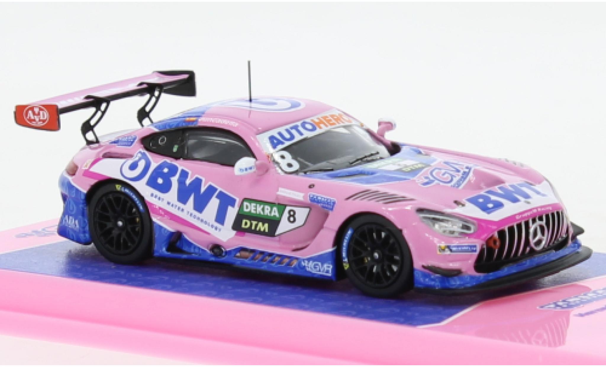 Mercedes AMG GT 1/64 Tarmac Works 3 No.8 GruppeM Racing BWT DTM 2021 diecast model cars
