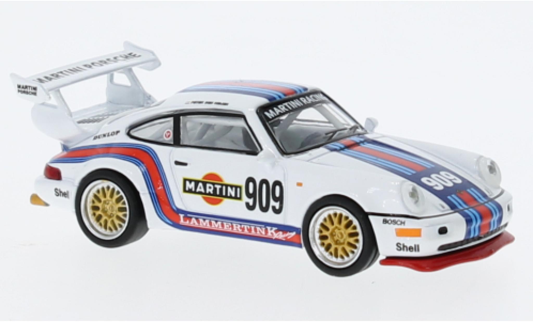 Porsche 964 1/64 Tarmac Works 911  RSR No.909 Martini diecast model cars