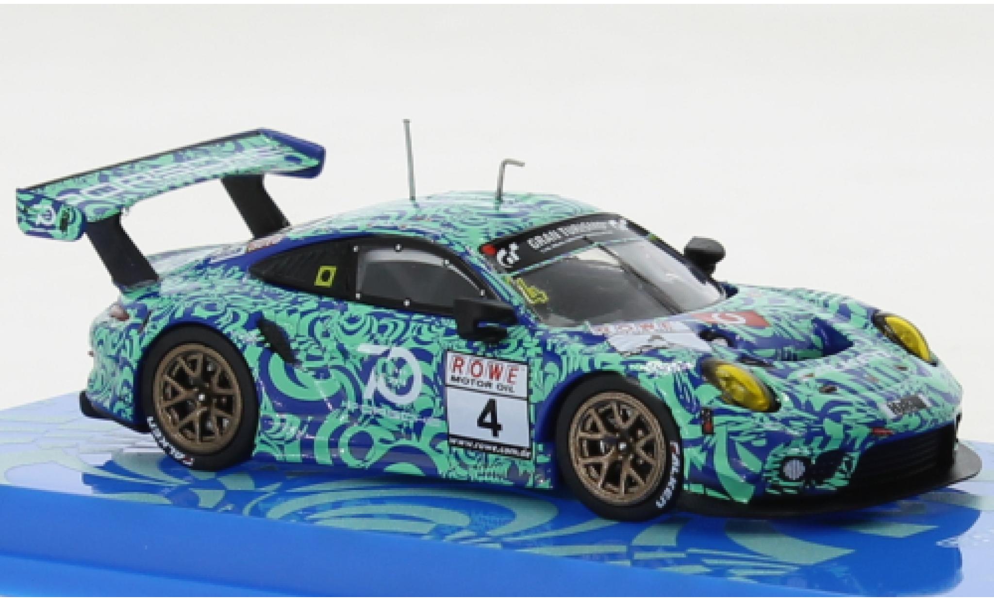 Porsche 991 GT3 R 1/64 Tarmac Works 911  No.4 VLN N&uuml;rburgring 2018 diecast model cars