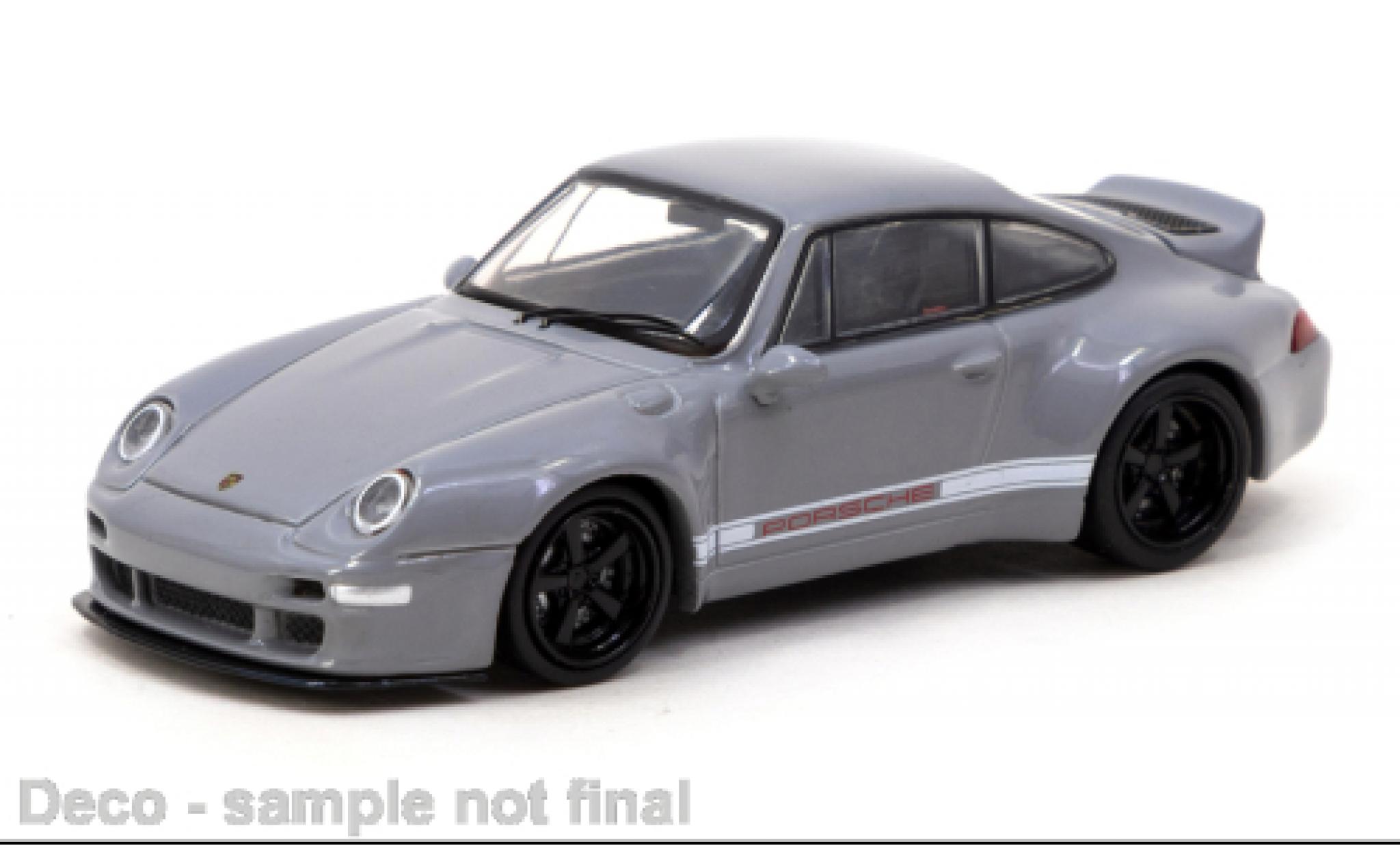 Porsche 993 1/64 Tarmac Works 911  Gunther Works grey diecast model cars