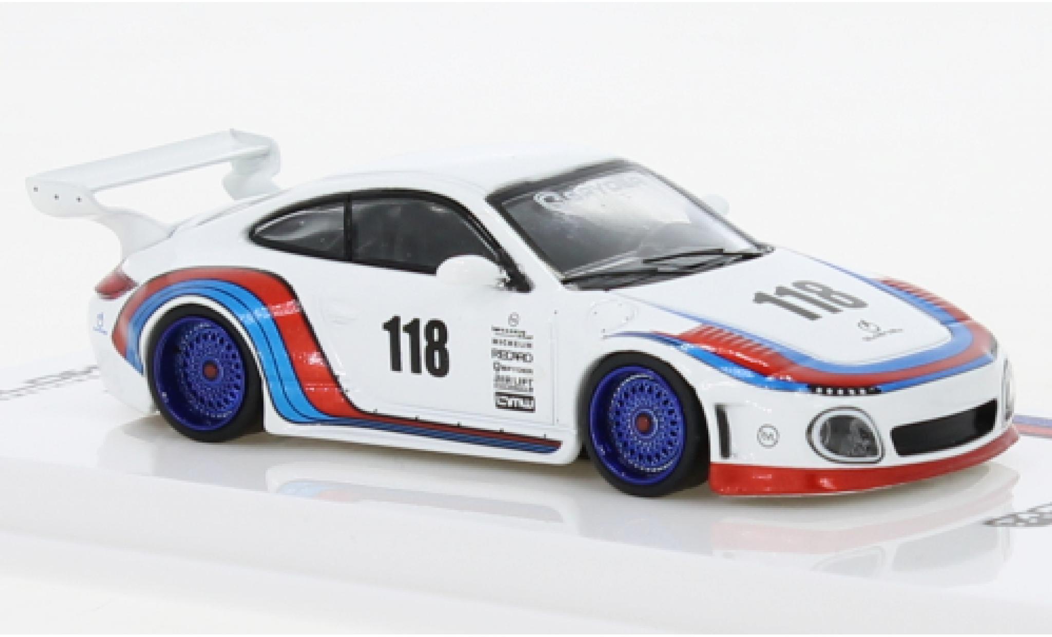Porsche 997 1/64 Tarmac Works 911  Old & New Martini diecast model cars