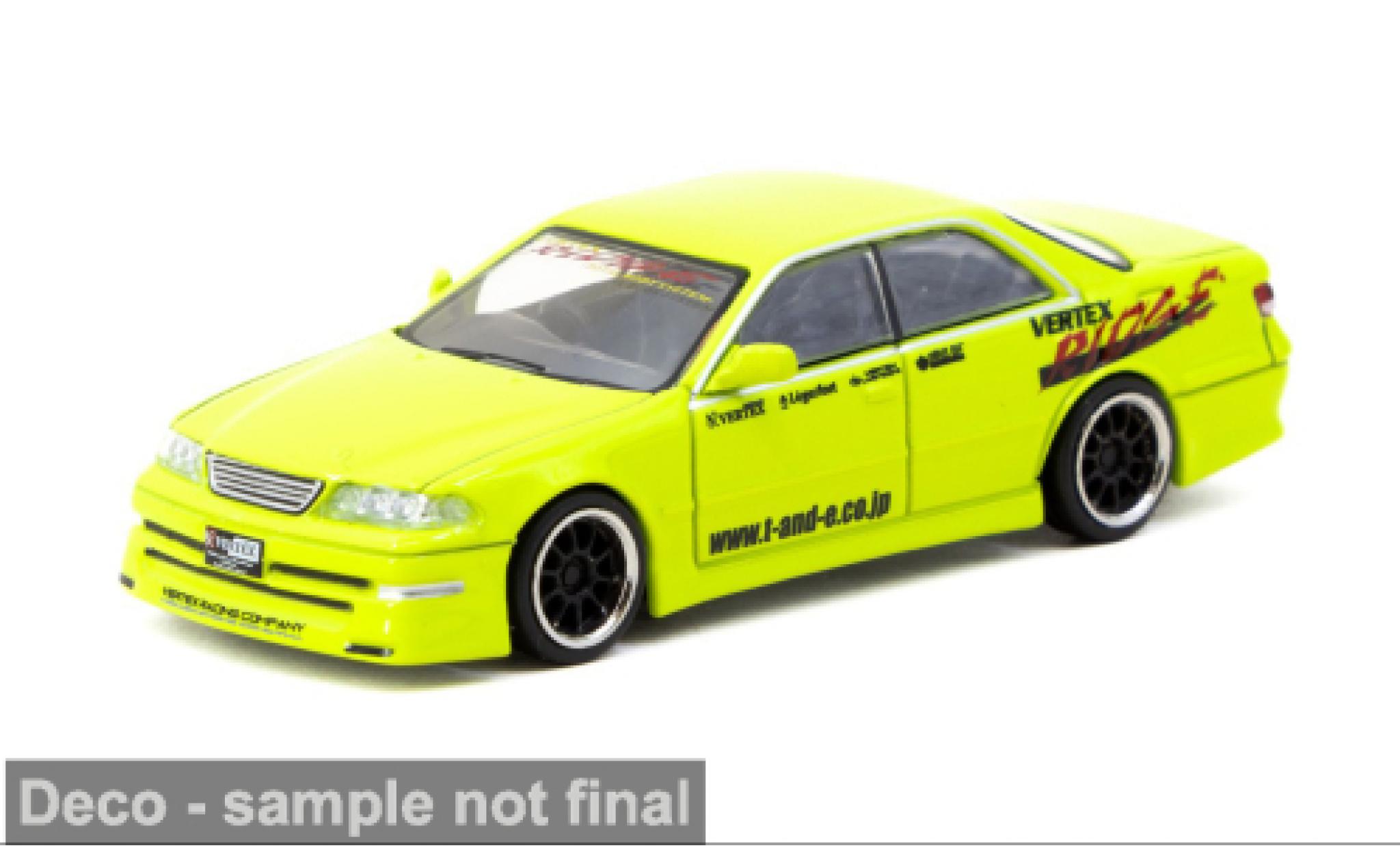Toyota Mark 1/64 Tarmac Works II JZX100 green 1:64 diecast model cars