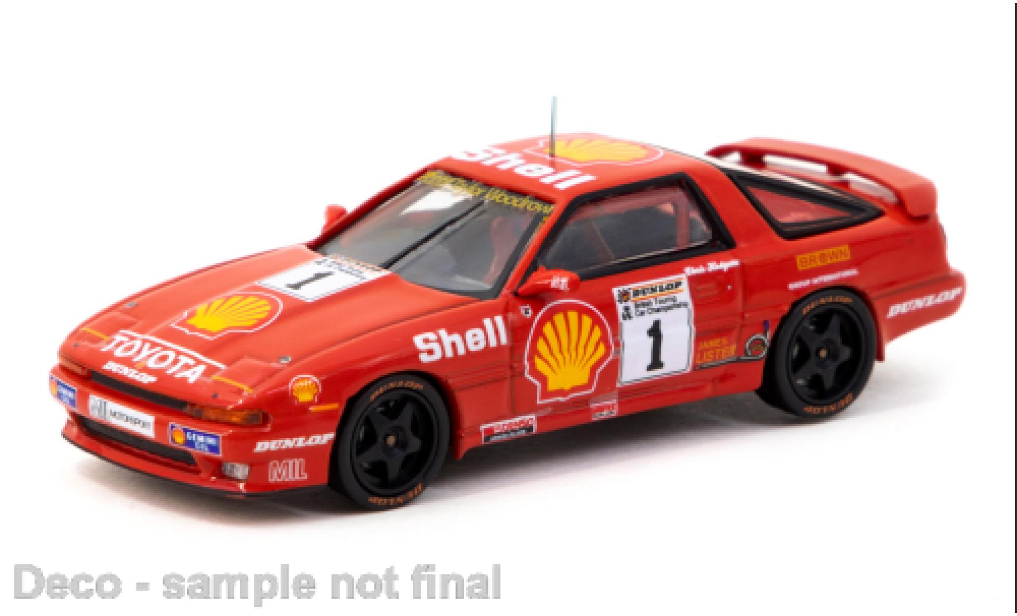 Toyota Supra 1/64 Tarmac Works Turbo (MA70) No.1 BTCC 1988 1:64 diecast model cars