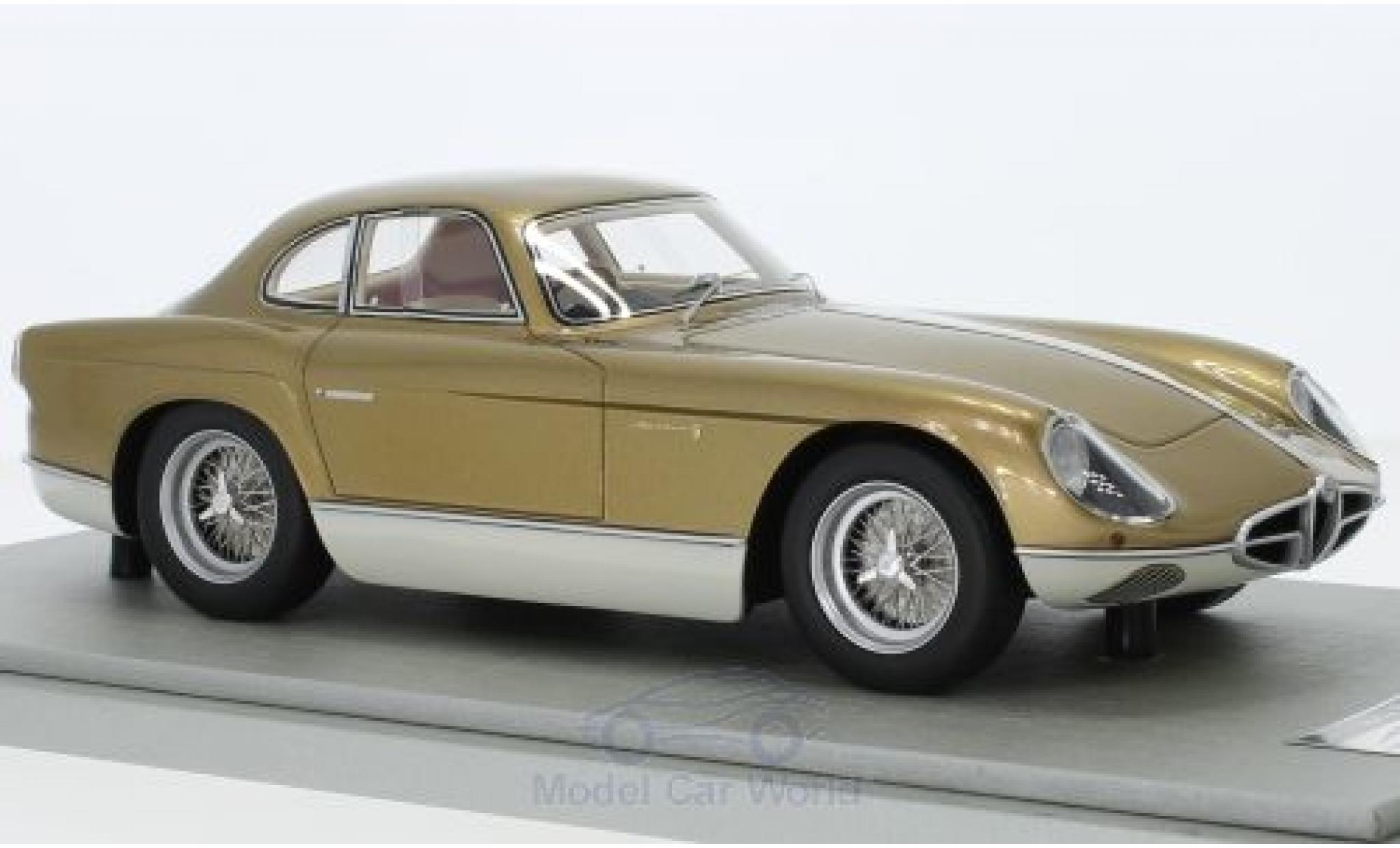 Alfa Romeo 2000 1/18 Tecnomodel Sportiva Bertone metallic beige/beige RHD 1954 diecast model cars