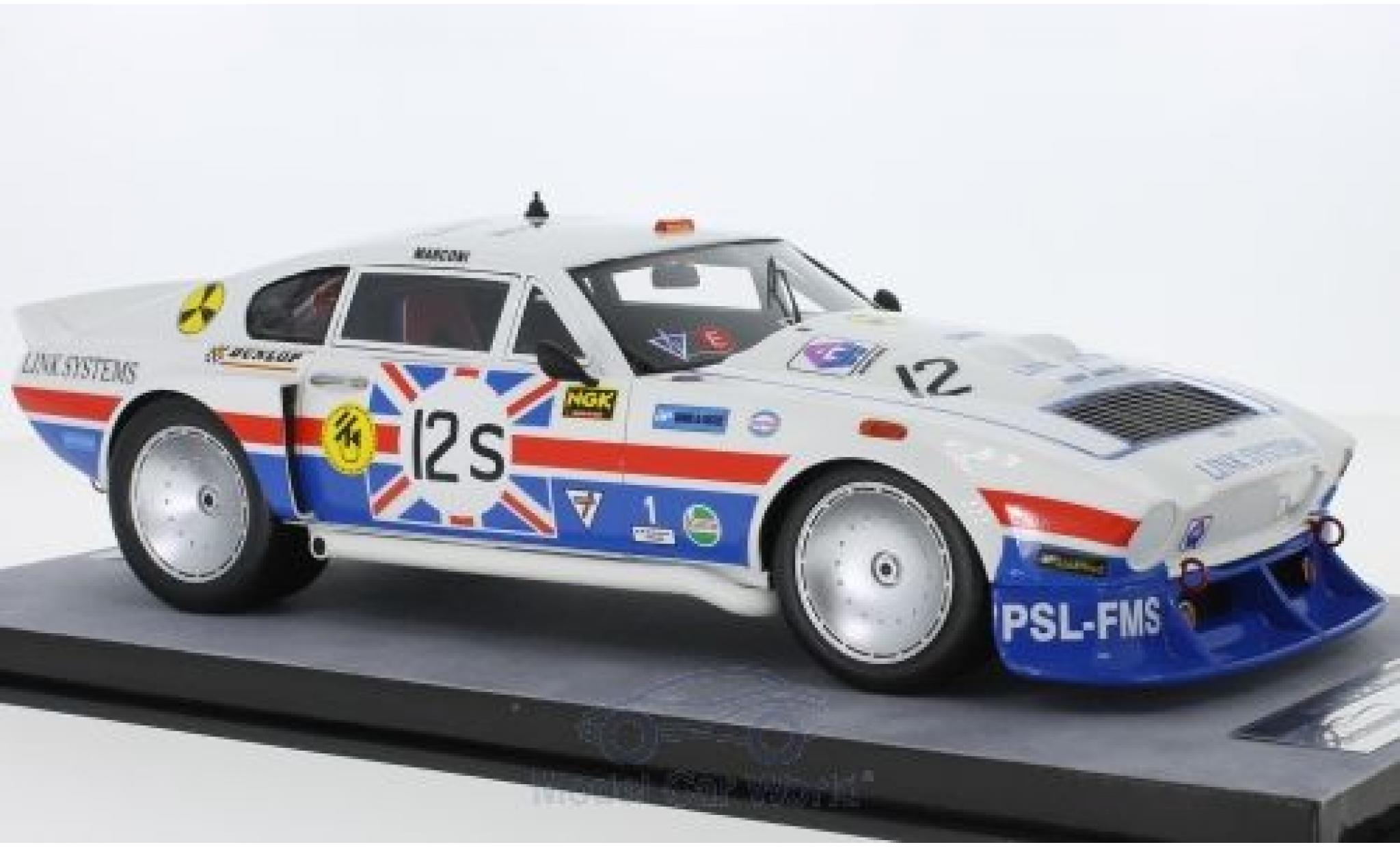 Aston Martin V8 1/18 Tecnomodel RHD No.12S 6h Silverstone 1979 D.Bell/D.Preece/R.Hamilton diecast model cars