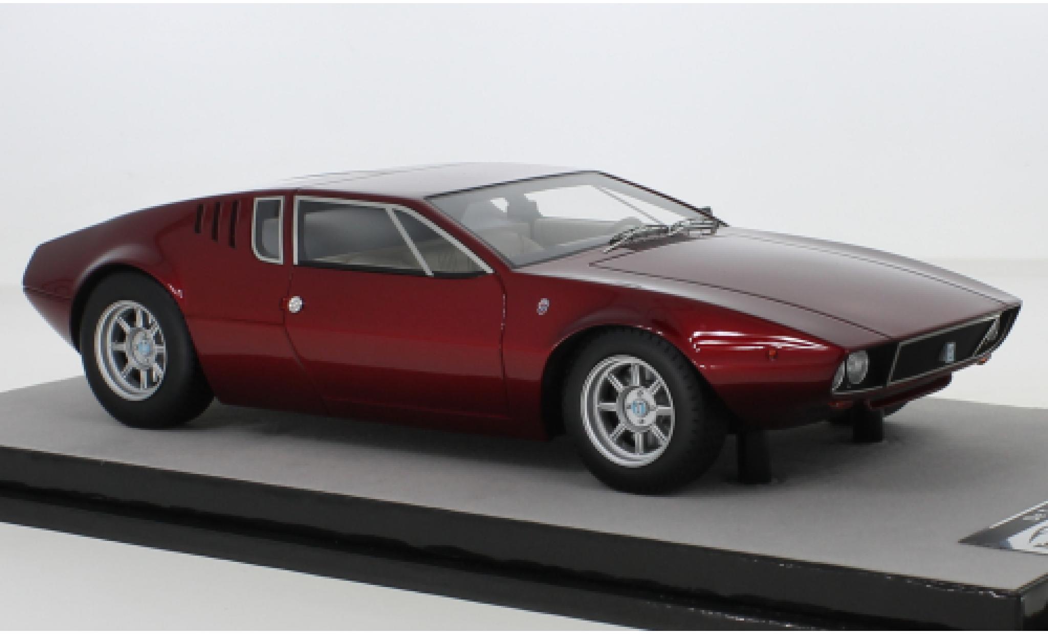 De Tomaso Mangusta 1/18 Tecnomodel metallic red 1971 diecast model cars
