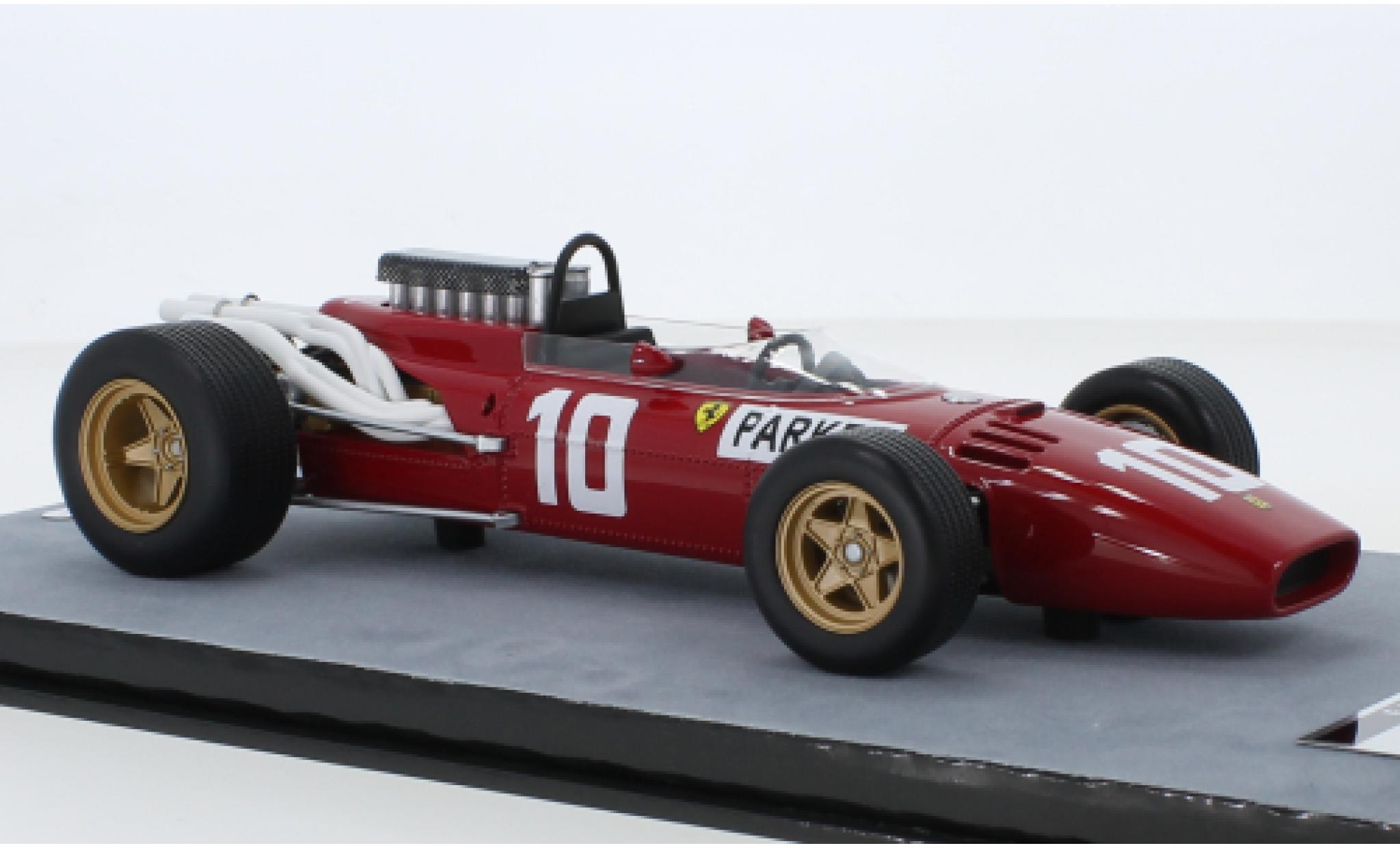 Ferrari 312 1/18 Tecnomodel F1 No.10 Scuderia Formel 1 GP N&uuml;rburgring 1966 M.Parkes diecast model cars