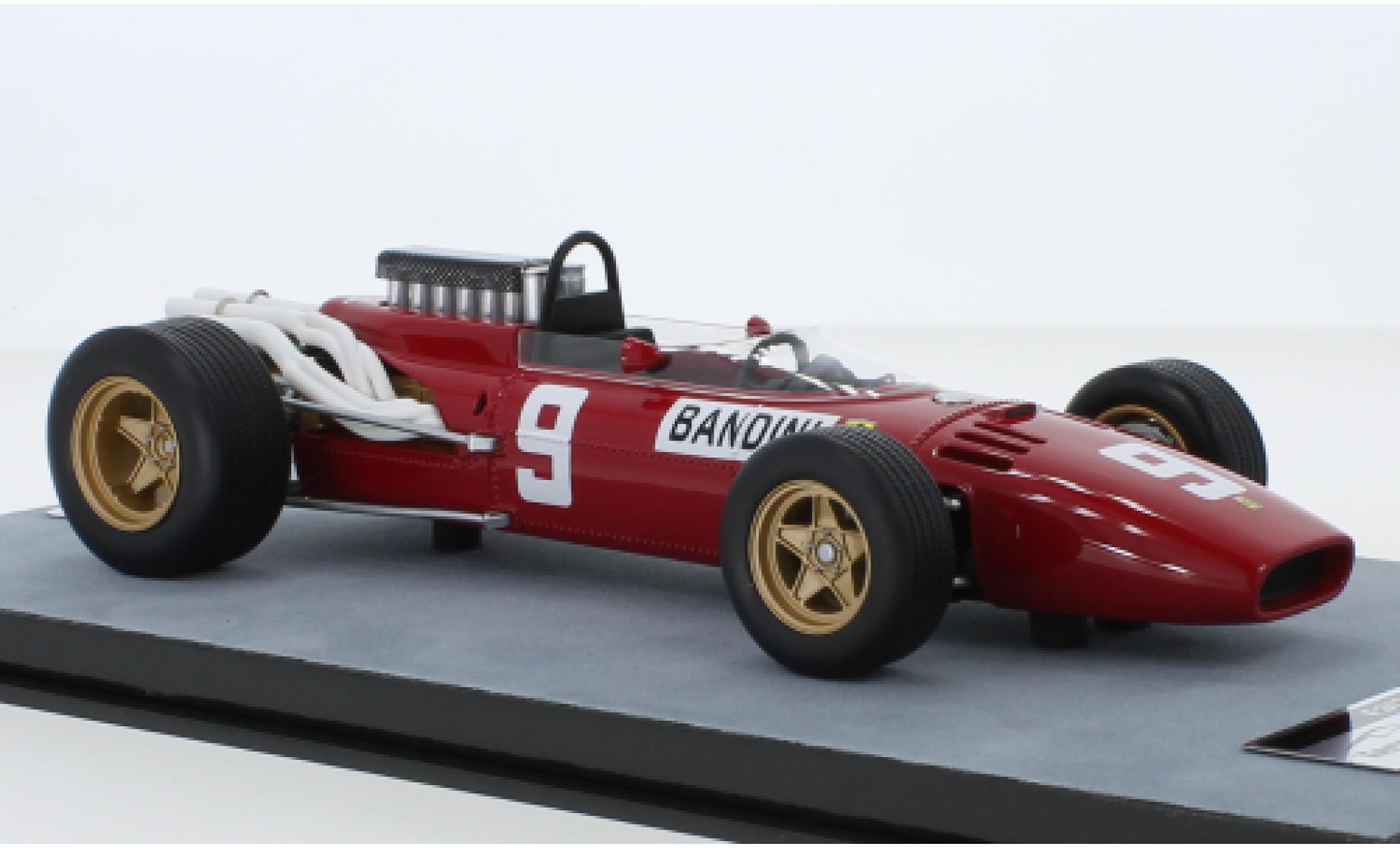 Ferrari 312 1/18 Tecnomodel F1 No.9 Scuderia Formel 1 GP Deutschland 1966 L.Bandini diecast model cars