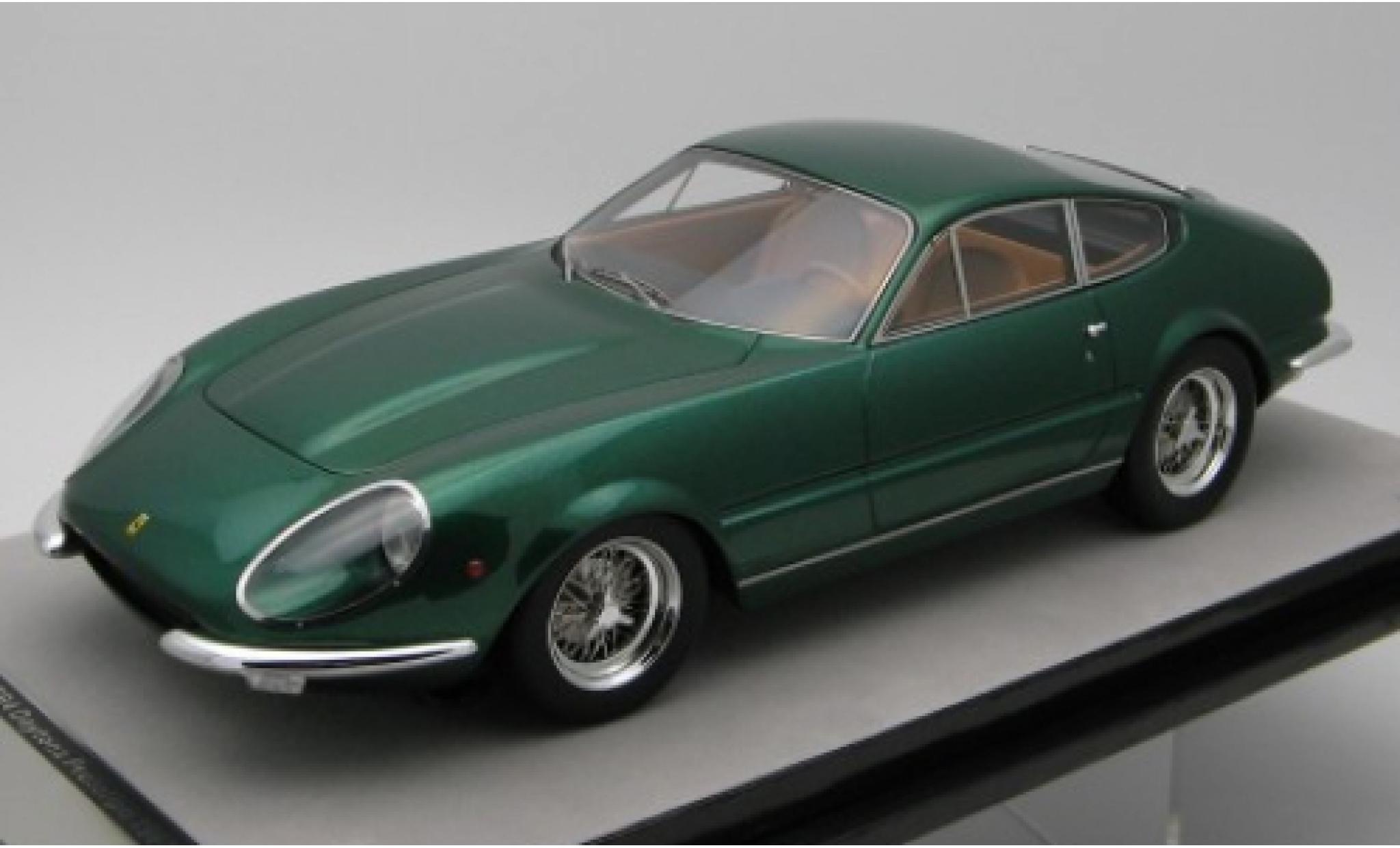 Ferrari 365 1/18 Tecnomodel GTB/4 Daytona Predotipo metallic green 1967 diecast model cars