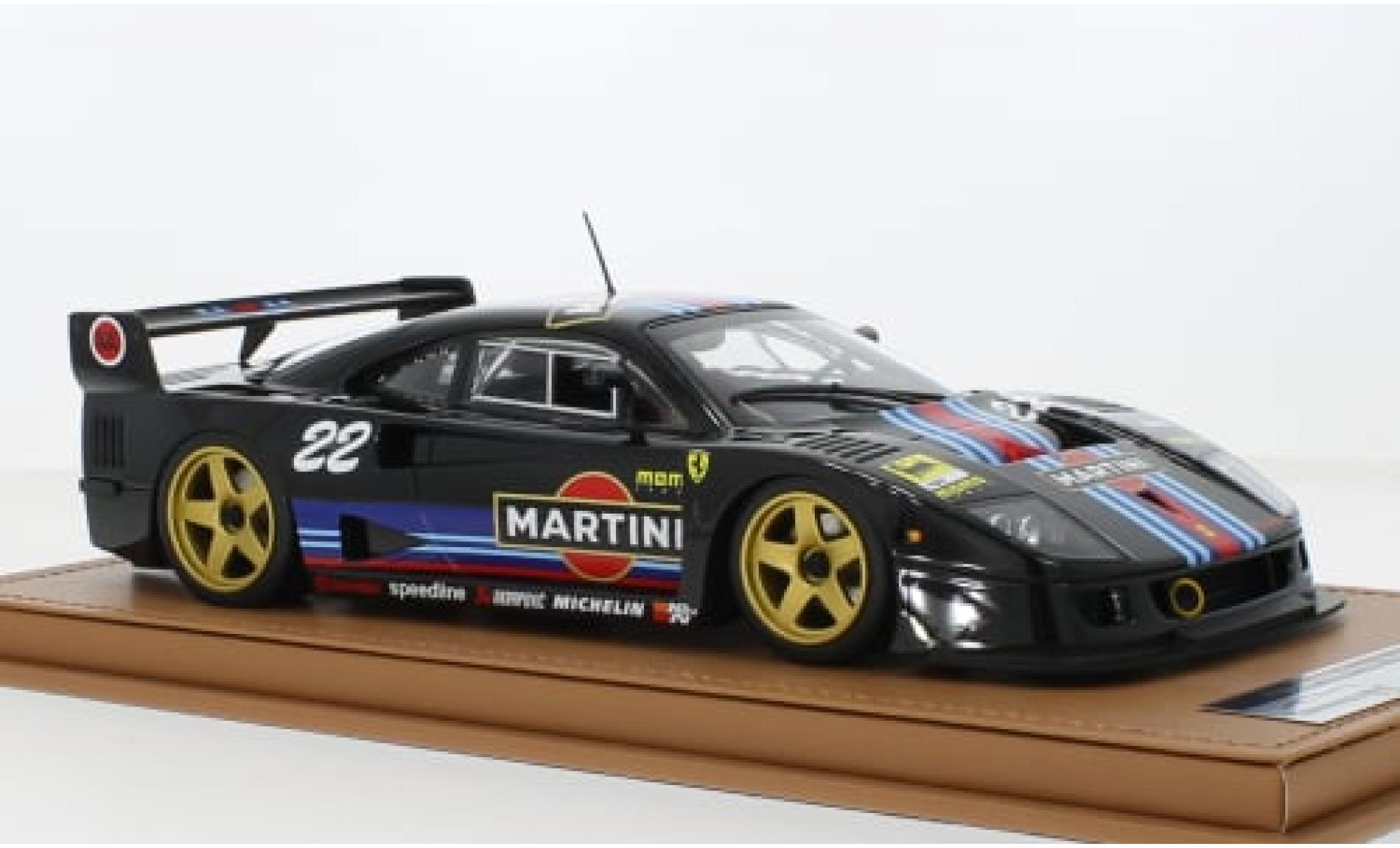 Ferrari F40 1/18 Tecnomodel LM black Martini 1996 1:18 diecast model cars