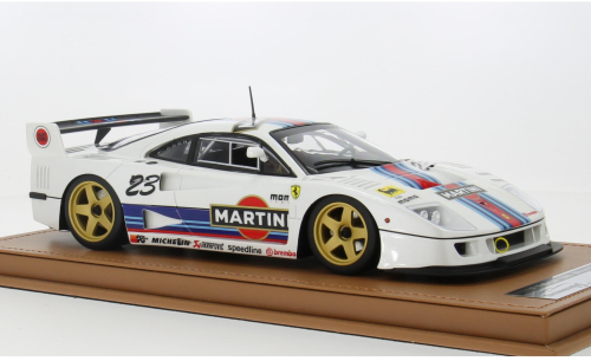 Ferrari F40 1/18 Tecnomodel LM white Martini 1996 1:18 diecast model cars