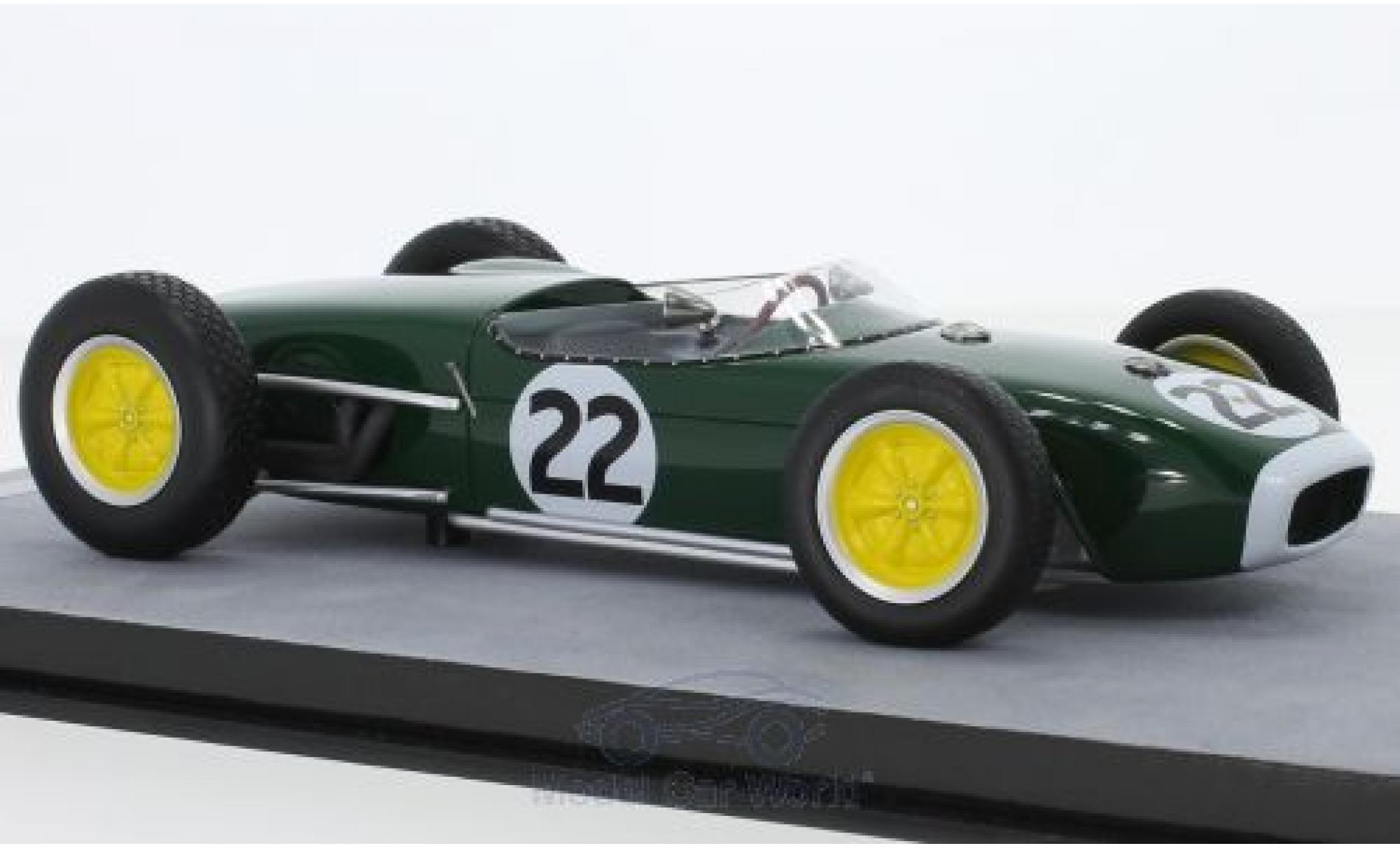 Lotus 18 1/18 Tecnomodel No.22 Formel 1 GP Frankreich 1960 R.Flockhart diecast model cars