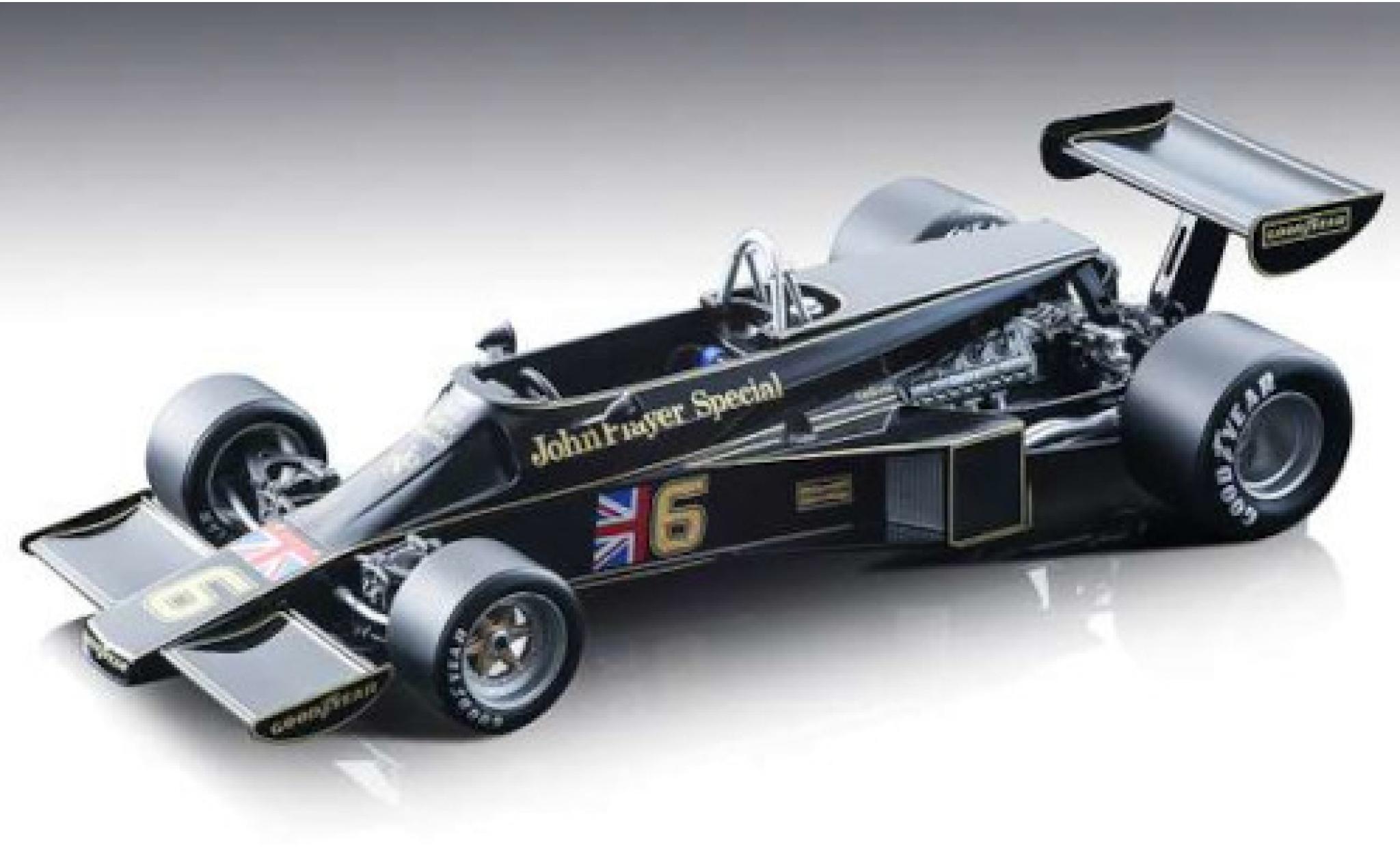 Lotus 77 1/18 Tecnomodel F1 No.6 John Player Team John Player Special Formel 1 GP Brasilien 1976 M.Andretti diecast model cars