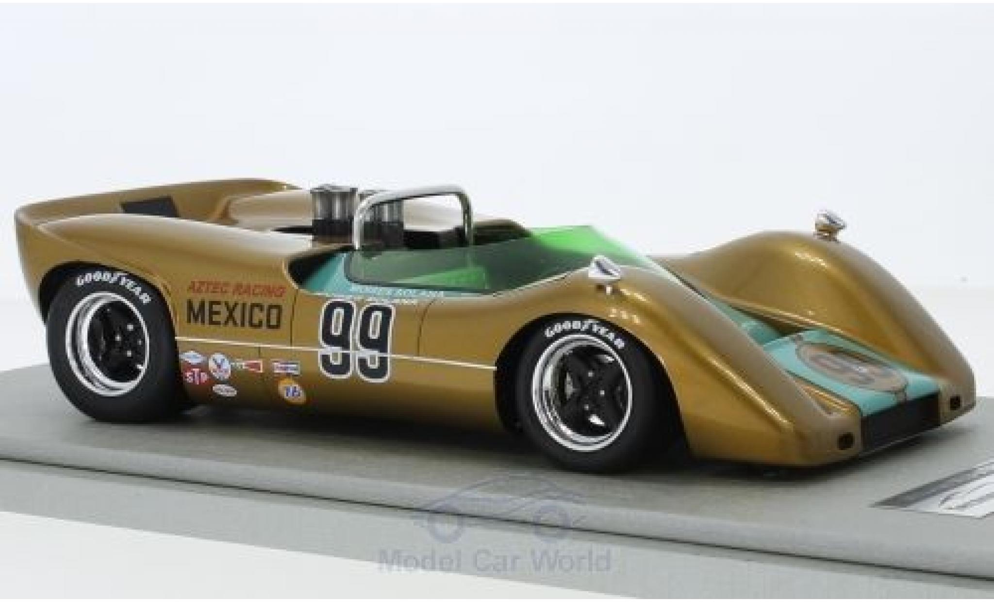 McLaren M6 1/18 Tecnomodel B RHD No.99 USRRC Laguna Seca 1968 M.Solana diecast model cars