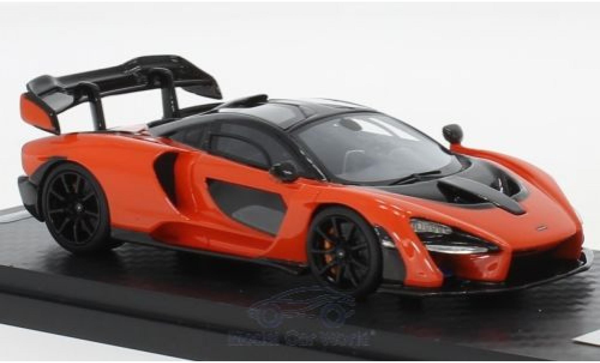 McLaren Senna 1/18 Tecnomodel orange 2018 diecast model cars