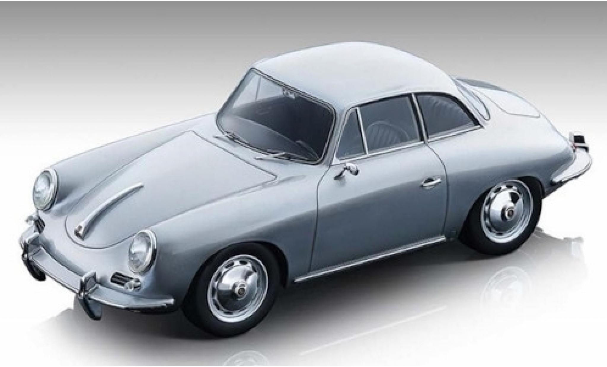 Porsche 356 1/18 Tecnomodel Karmann Hardtop grey 1961 diecast model cars