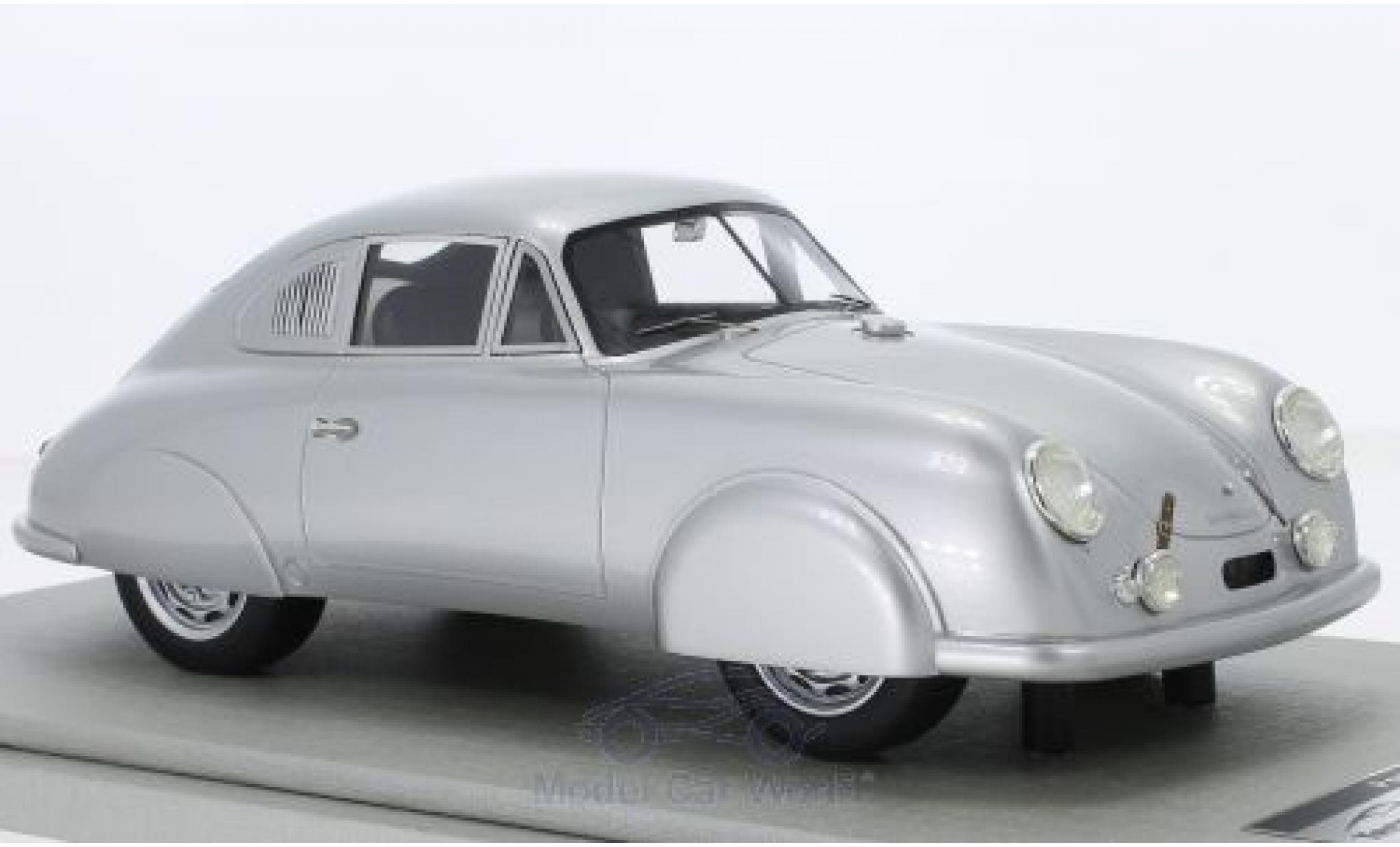 Porsche 356 1/18 Tecnomodel SL grey 1951 Strassenversion diecast model cars