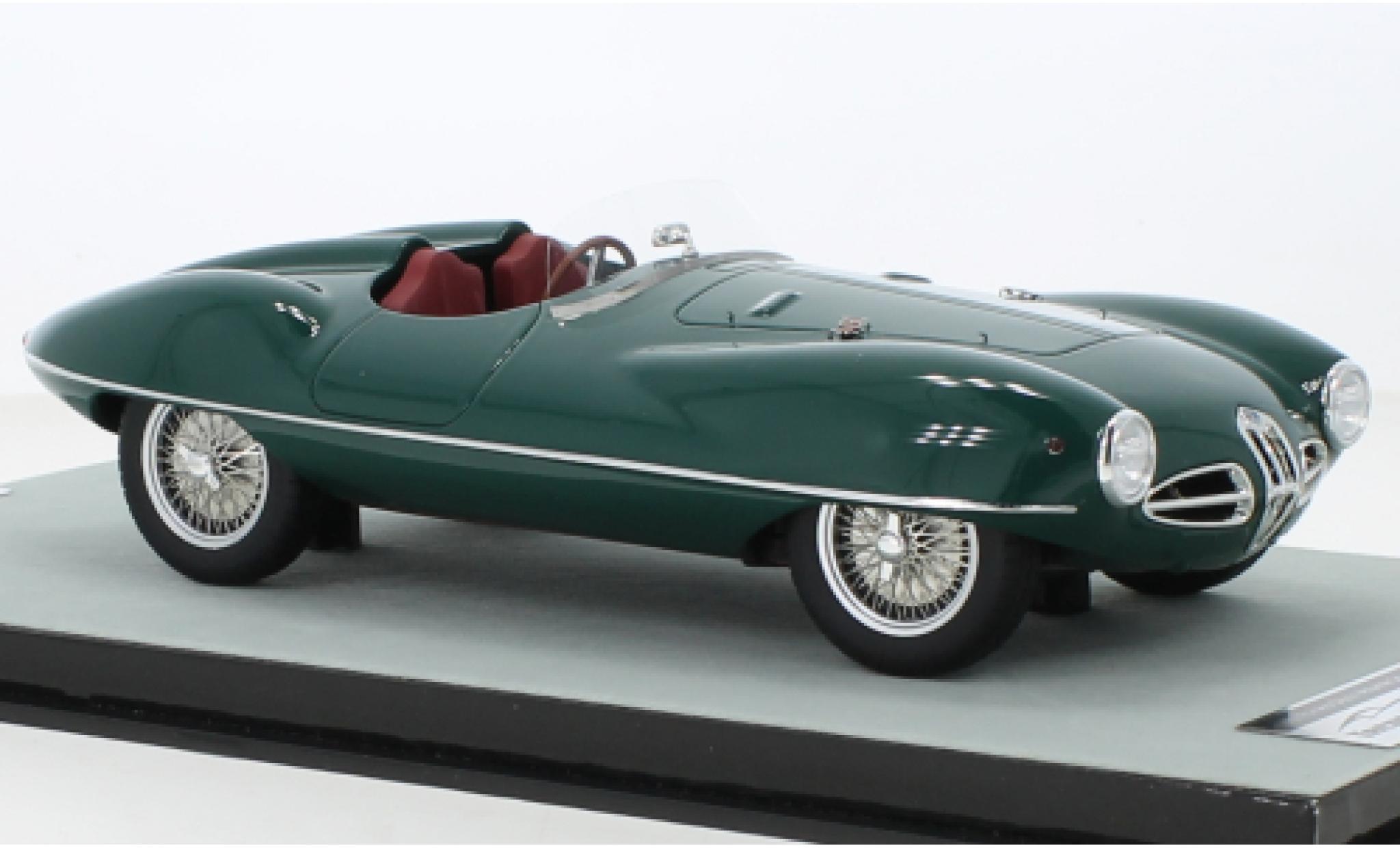Alfa Romeo Disco 1/18 Tecnomodel Volante Spyder Touring Superleggera green RHD 1952 diecast model cars
