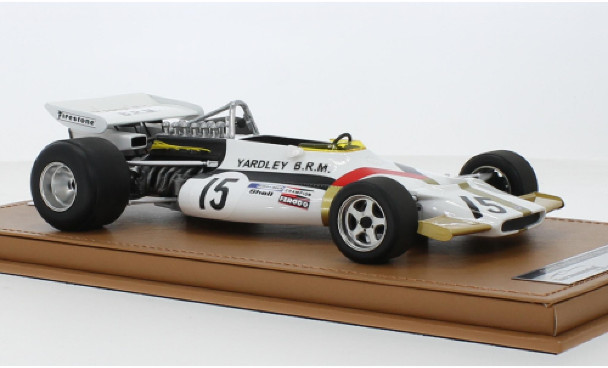 Brm P160 1/18 Tecnomodel BRM No.15 Yardley Team BRM Yardley formule 1 GP Monaco 1971 diecast model cars