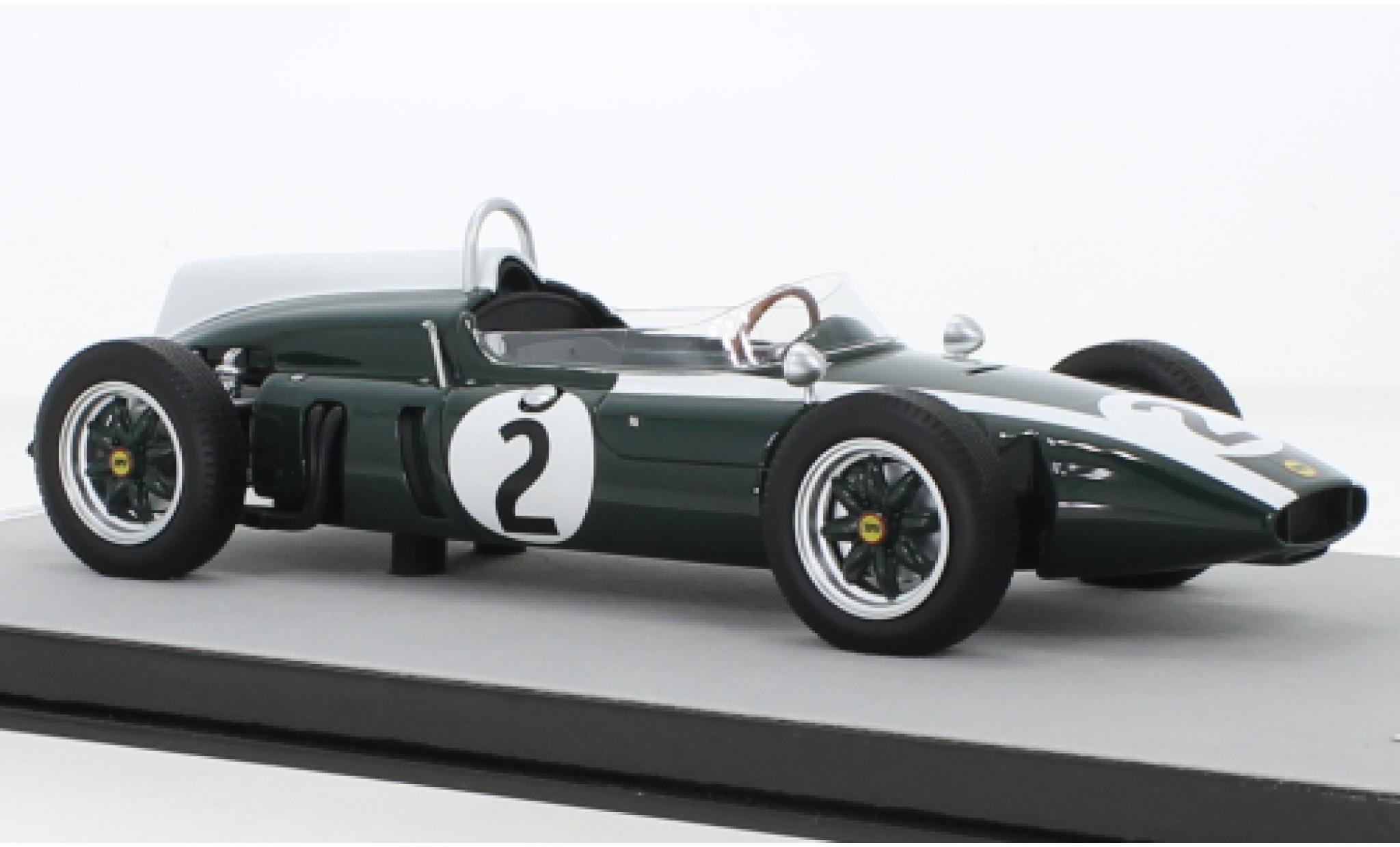 Cooper T53 1/18 Tecnomodel Climax No.2 Formel 1 GP Gro&szlig;britannien 1960 diecast model cars