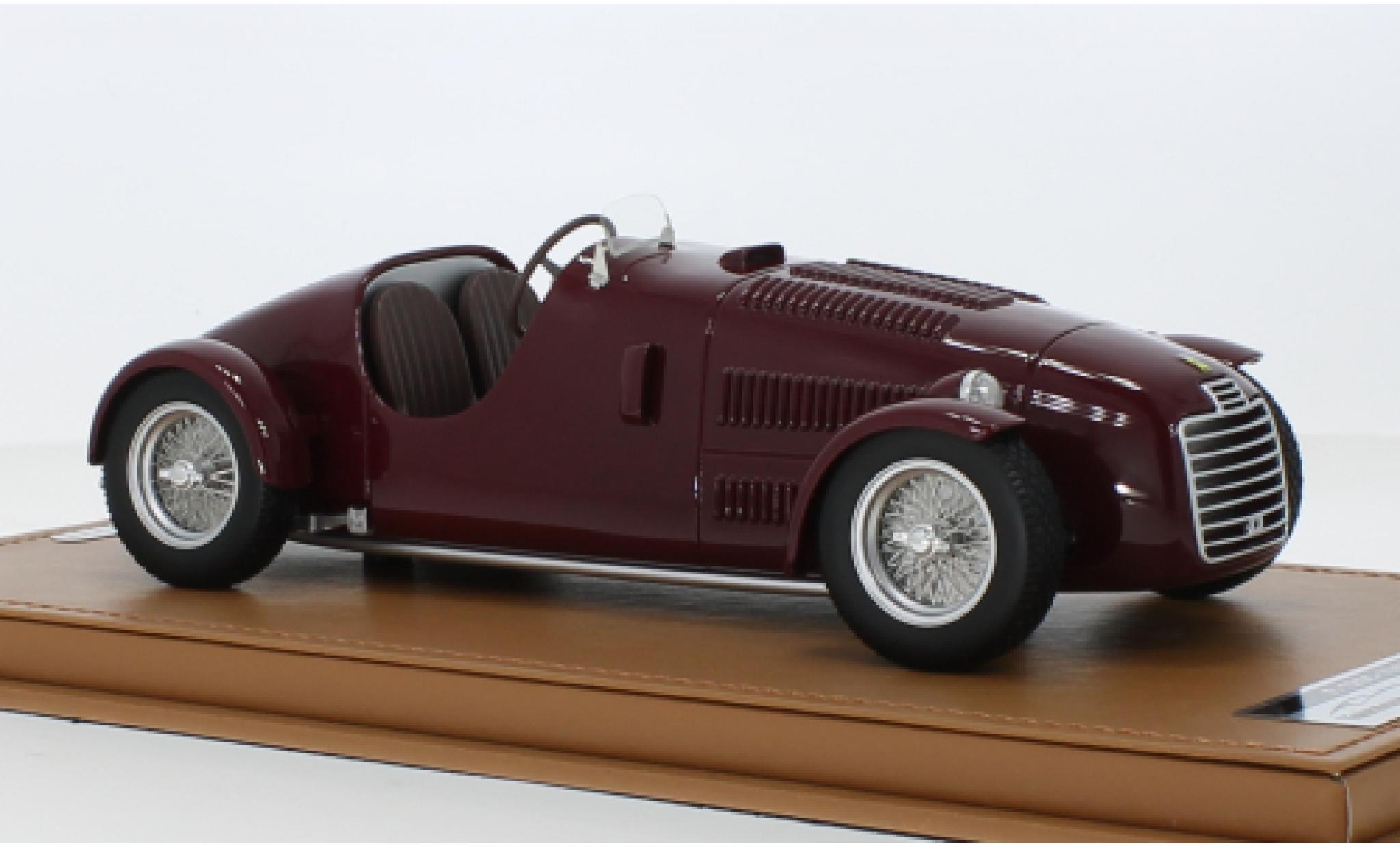 Ferrari 125 1/18 Tecnomodel C red fonc&eacute; RHD 1947 diecast model cars