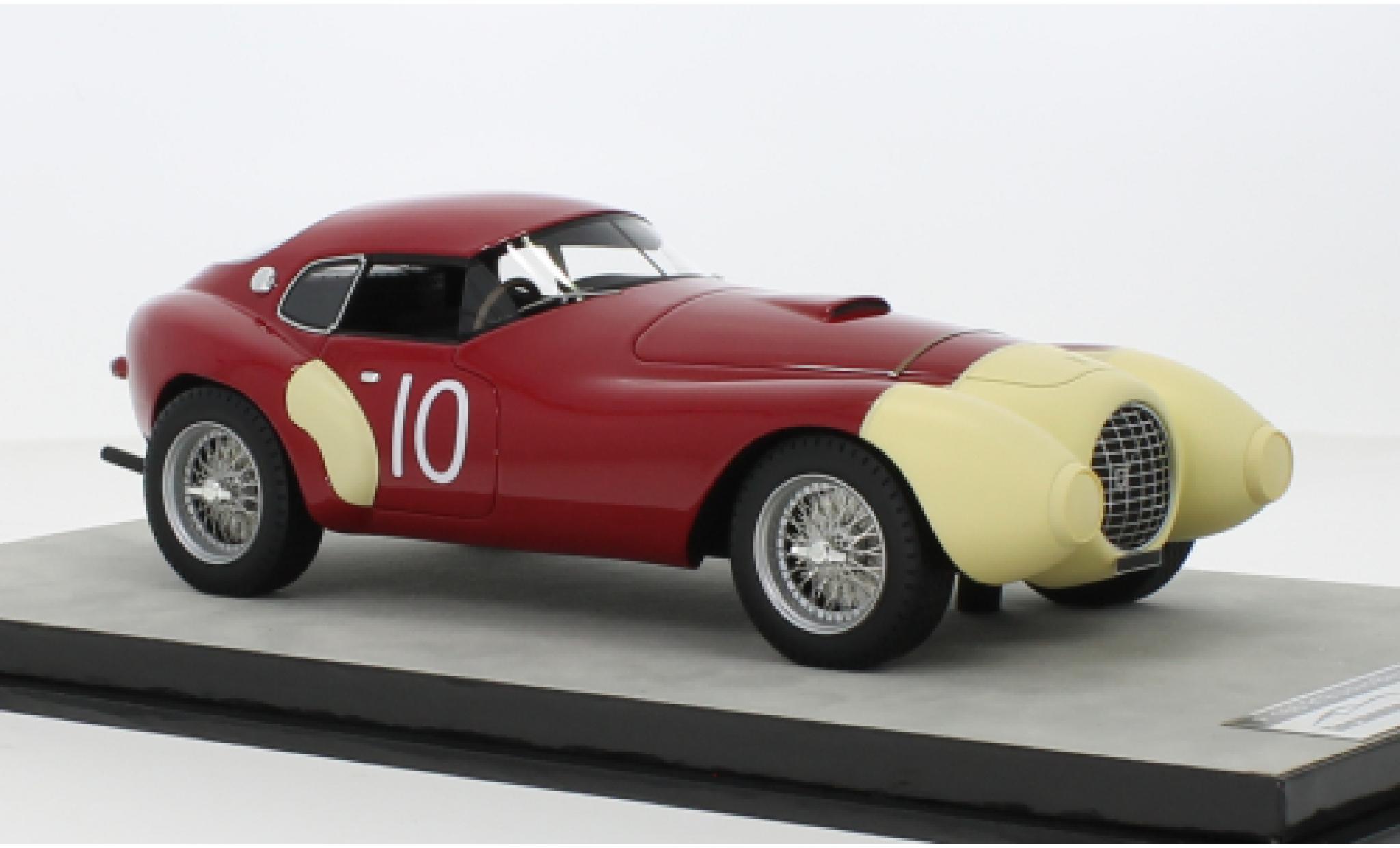 Ferrari 166 1/18 Tecnomodel /212 Uovo RHD No.10 Bergstrom air force Base Texas 1954 diecast model cars