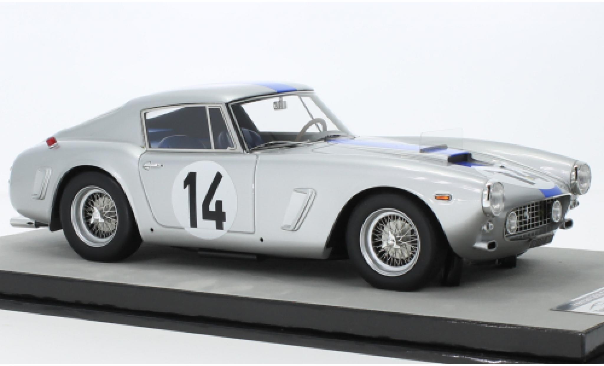 Ferrari 250 1/18 Tecnomodel GT SWB No.14 24h Le Mans 1961 diecast model cars