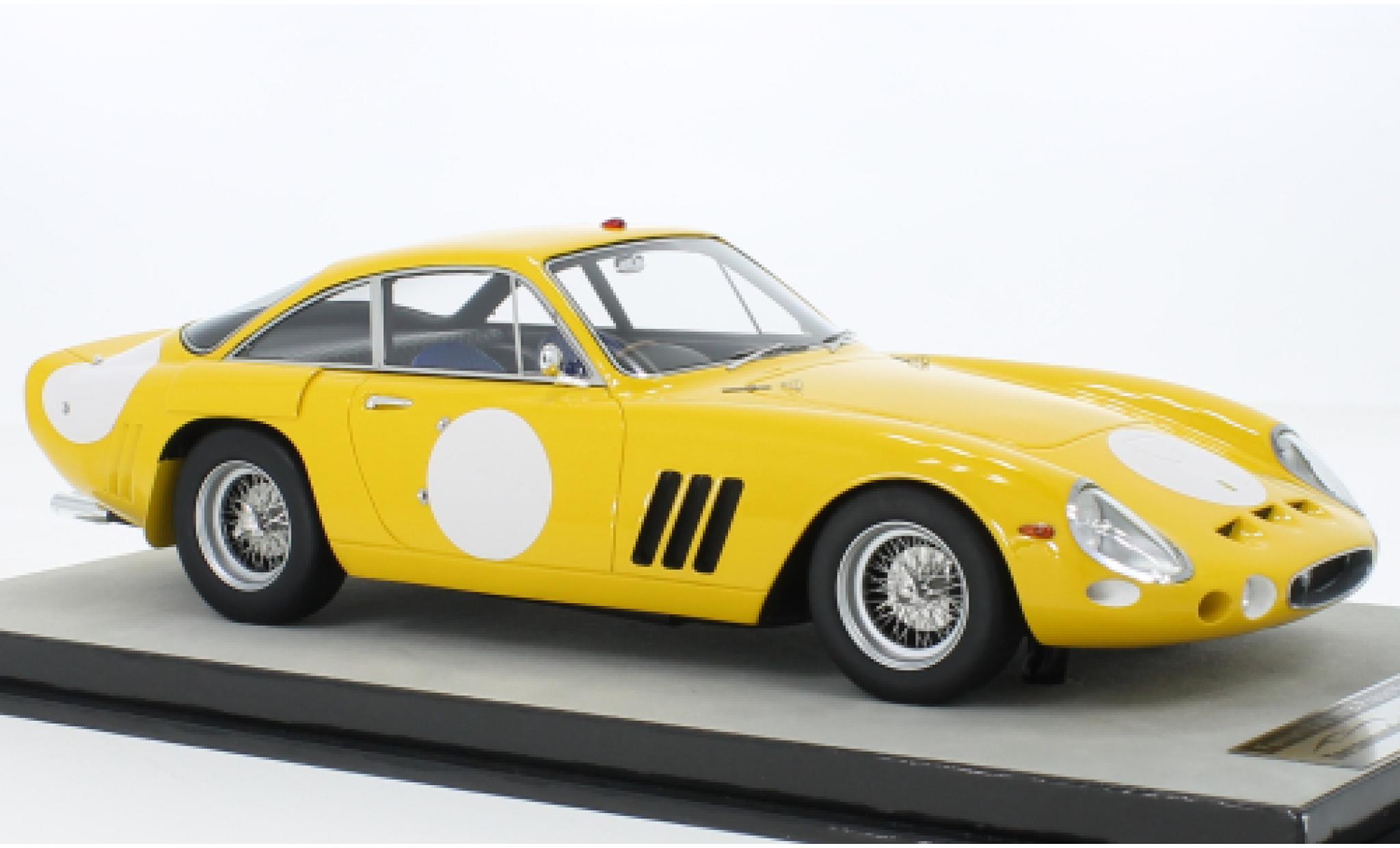 Ferrari 330 1/18 Tecnomodel LMB yellow RHD 1963 diecast model cars