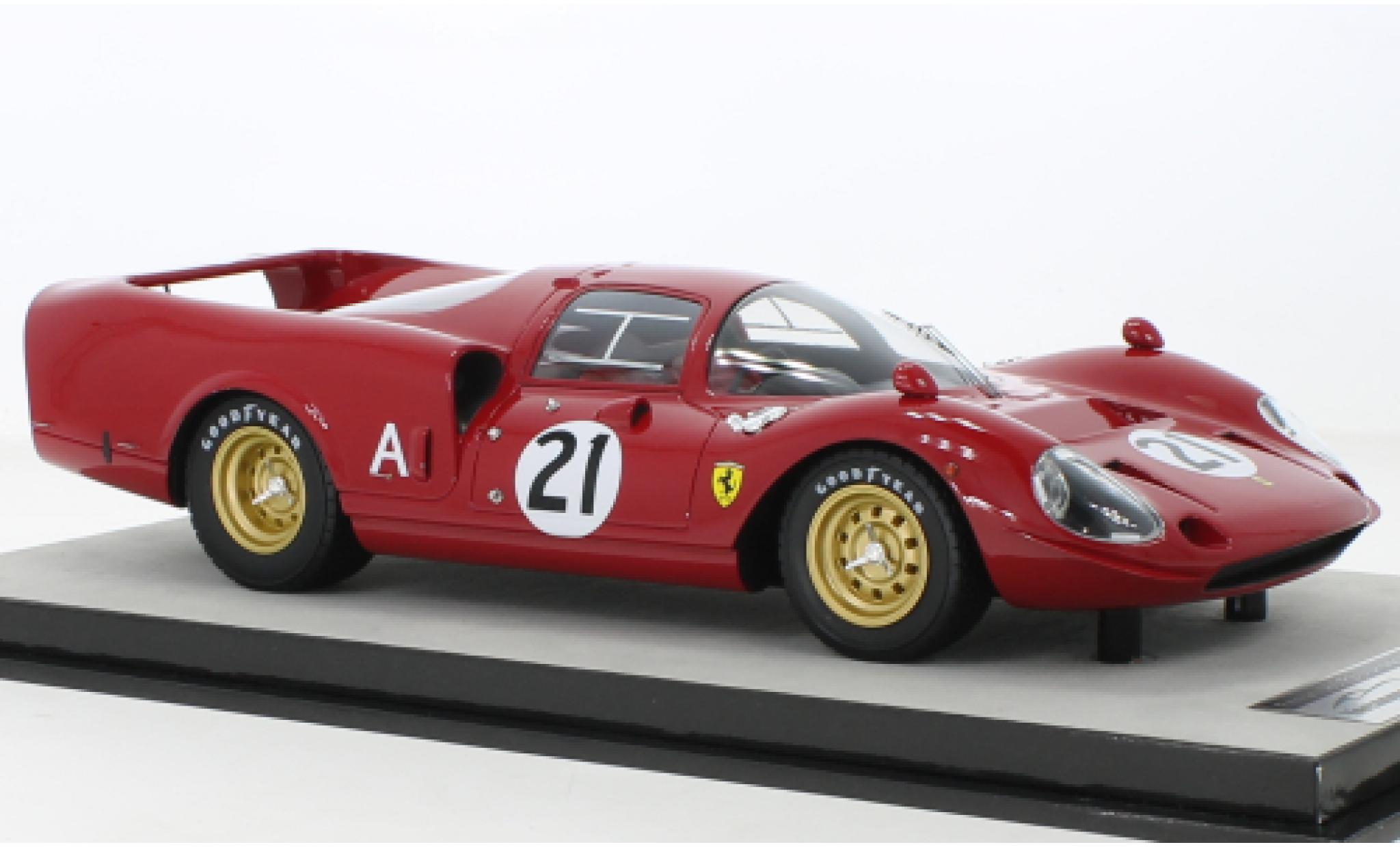 Ferrari 365 1/18 Tecnomodel P2/3 Drogo RHD No.21 SCCA Elkhart Lake 1969 diecast model cars