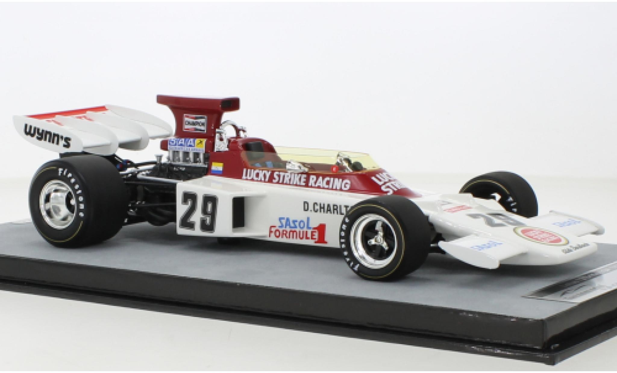 Lotus 72 1/18 Tecnomodel D No.29 Lucky Strike Formel 1 GP Gro&szlig;britannien 19 diecast model cars
