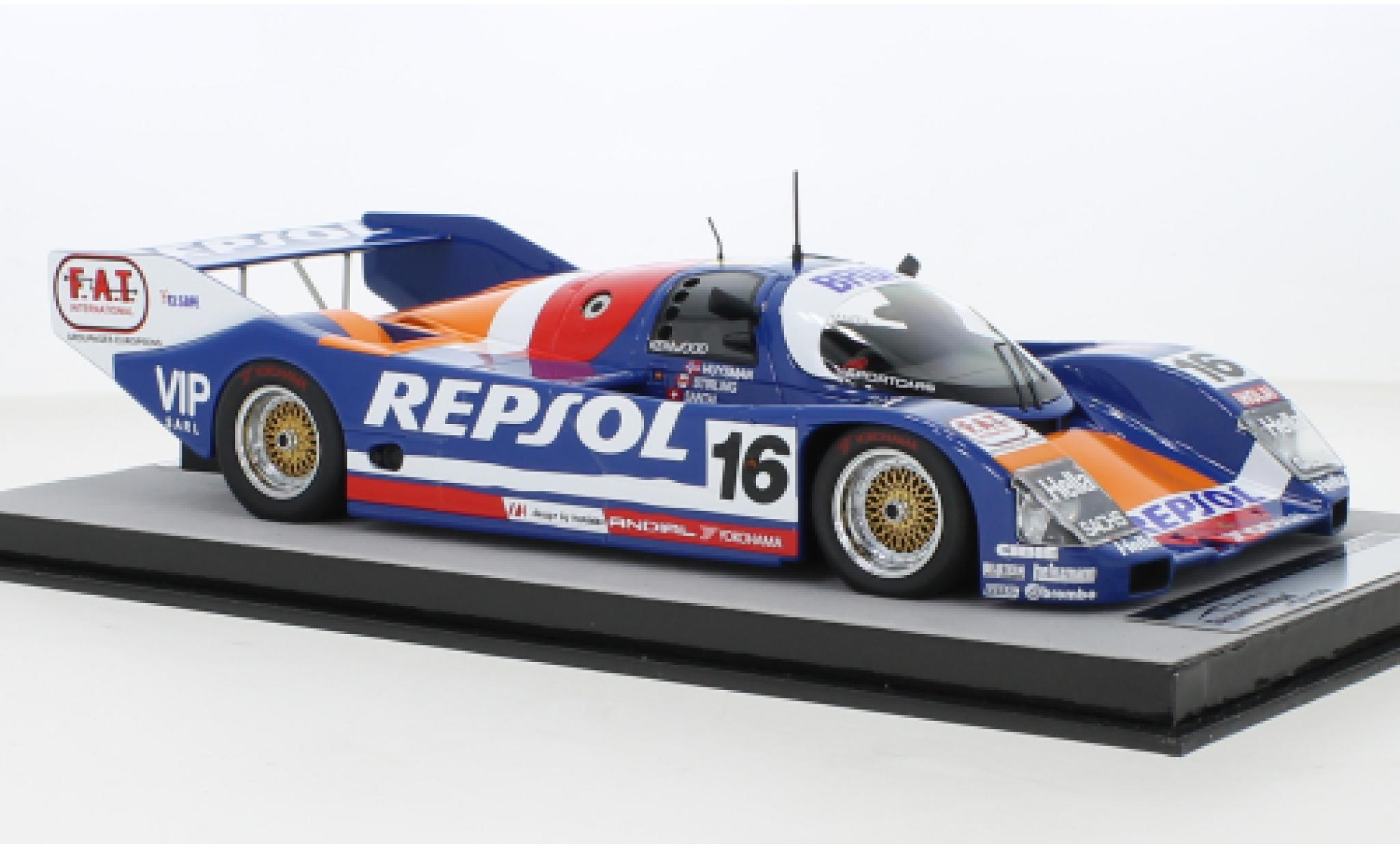 Porsche 962 1991 1/18 Tecnomodel C RHD No.16 Repsol 24h Le Mans diecast model cars