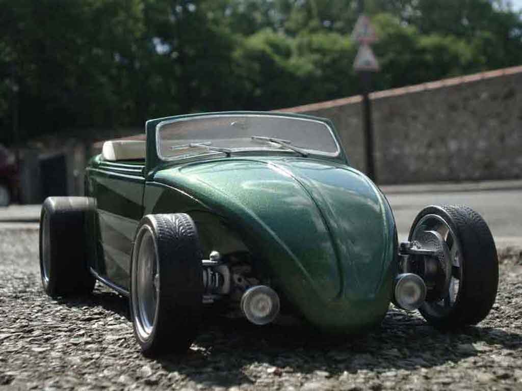 Volkswagen Kafer Hot Rod 1/18 Solido Hot Rod coccinelle the heb2road (cox 1949) diecast model cars