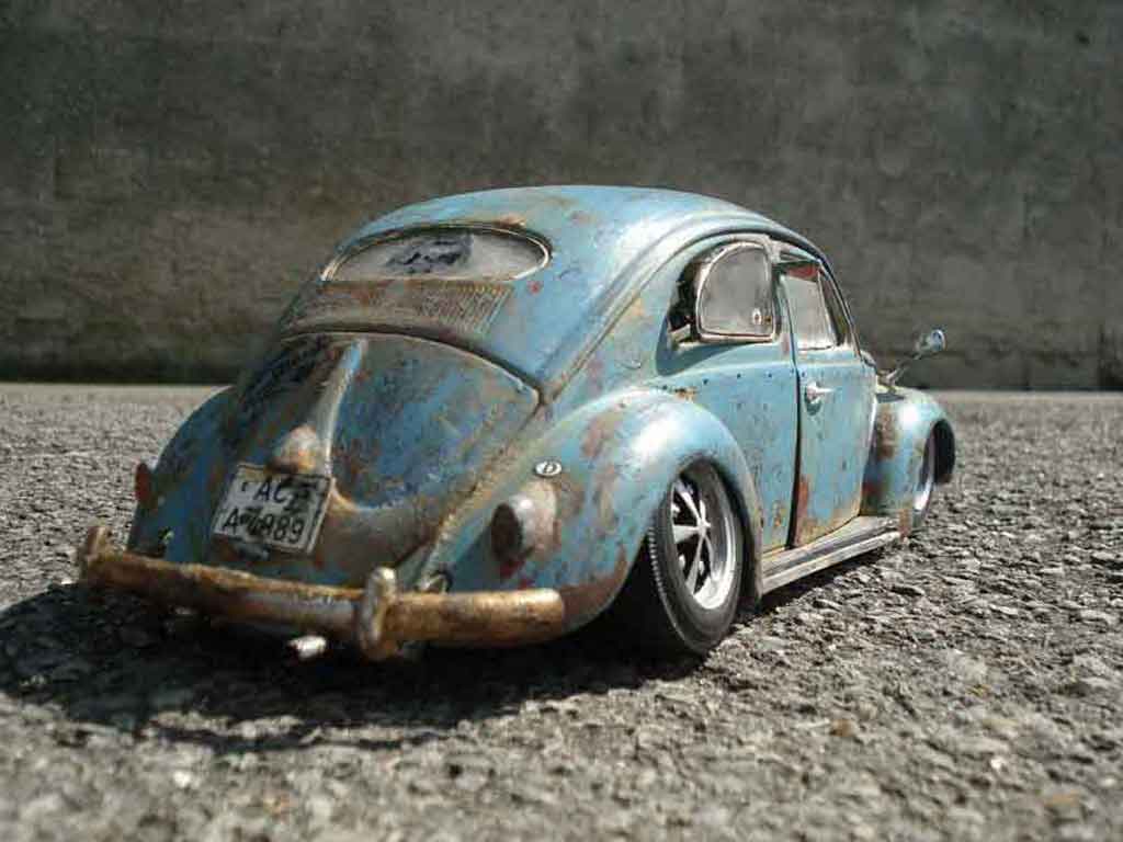 Volkswagen Kafer Base coccinelle ovale 56 hoodride 1/18 Burago