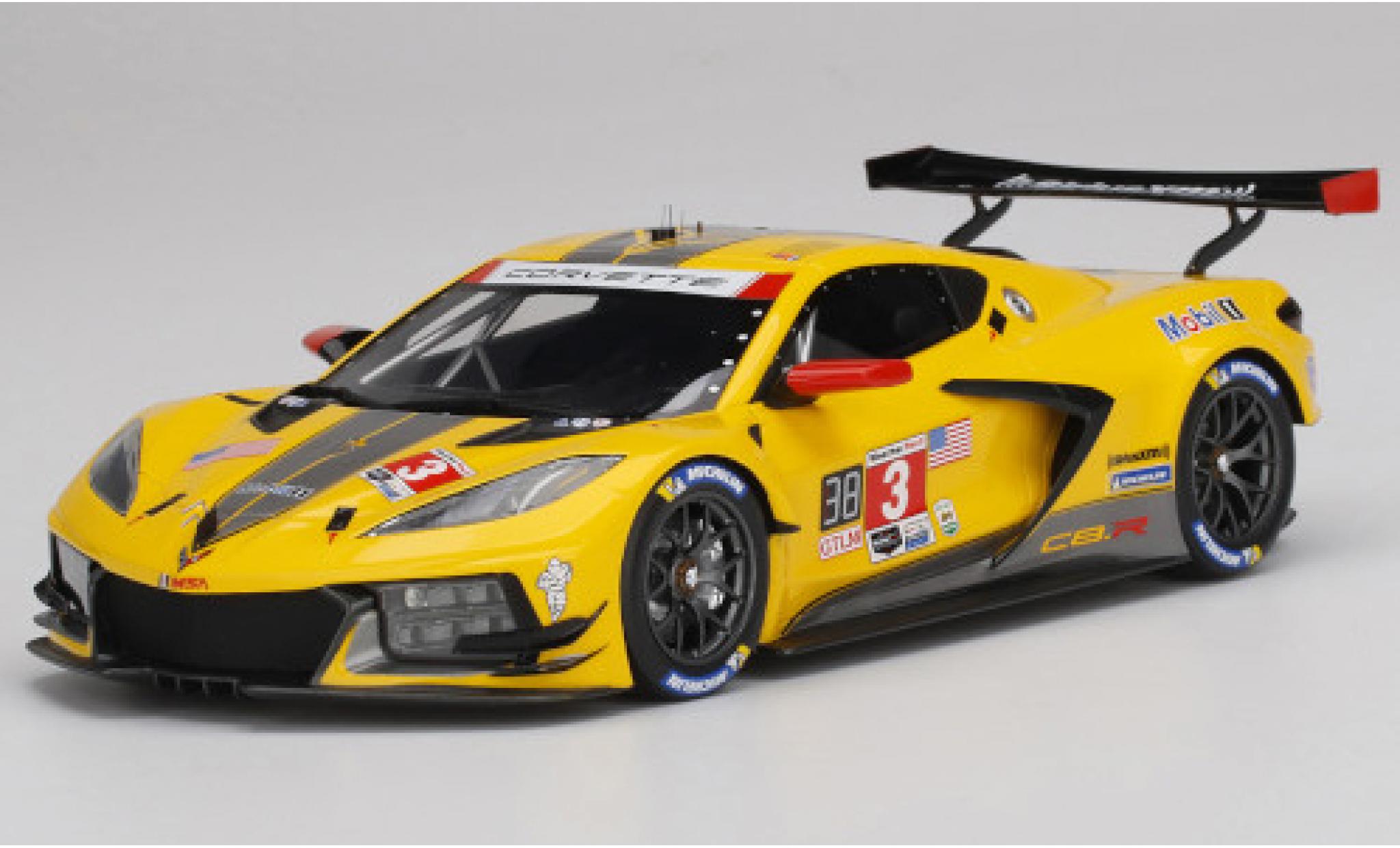 Chevrolet Corvette 1/18 Top Speed C8.R No.3 IMSA 24h Daytona 2020 A.Garcia/J.Taylor/N.Catsburg diecast model cars