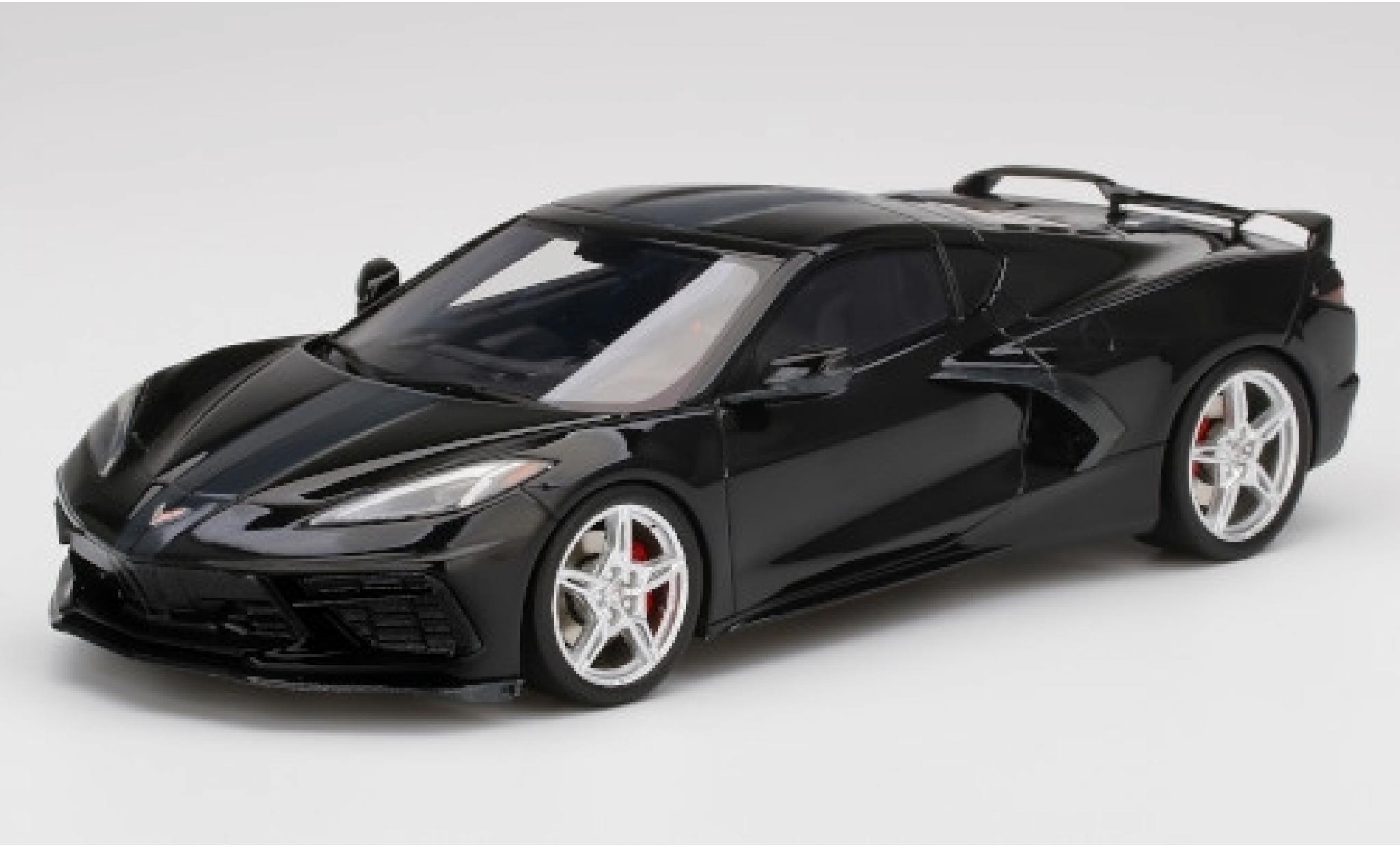 Chevrolet Corvette 1/18 Top Speed (C8) Stingray black/grey 2020 diecast model cars