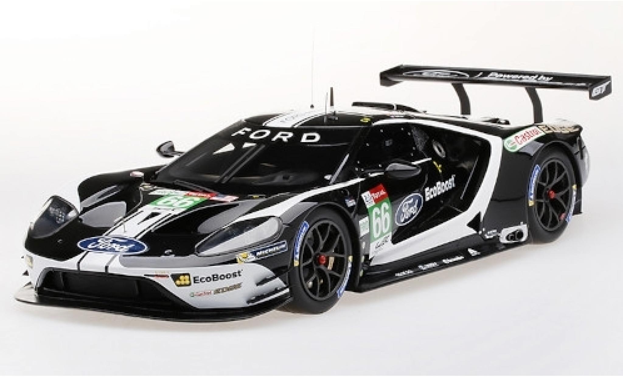 Ford GT 1/18 Top Speed No.66 Chip Ganassi Team UK 24h Le Mans 2019 B.Johnson/S.M&uuml;cke/O.Pla diecast model cars