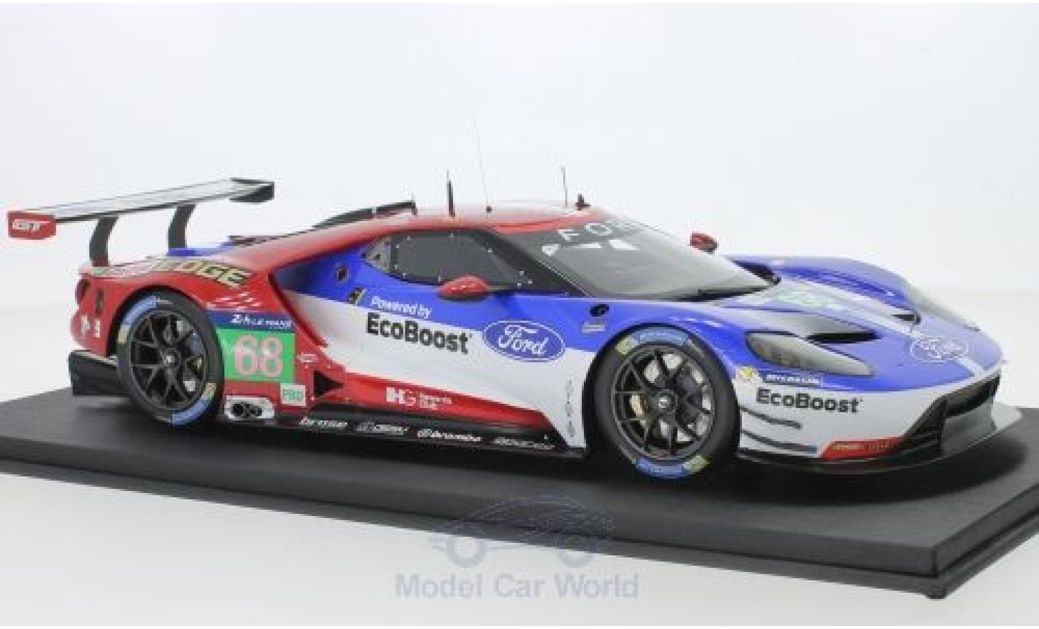 Ford GT 1/18 Top Speed No.68 Chip Ganassi Team USA LME Pro 24h Le Mans J.Hand/D.M&uuml;ller/S.Bourdais diecast model cars