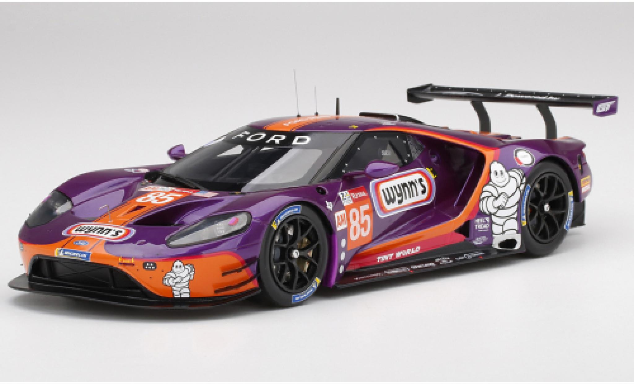 Ford GT 1/18 Top Speed No.85 Wynns 24h Le Mans 2019 B.Keating/J.Bleekemolen/F.Fraga diecast model cars