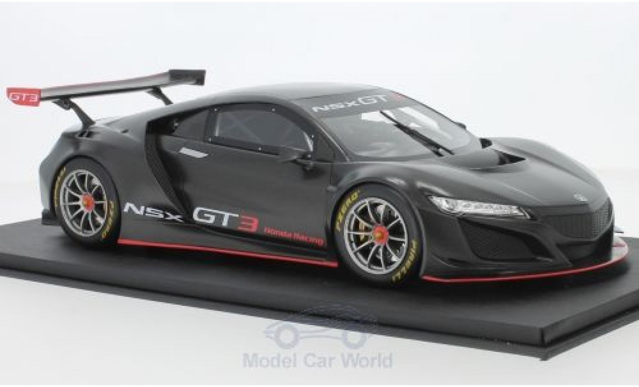 Honda NSX 1/18 Top Speed GT3 matt-grey 2017 Presentation diecast model cars