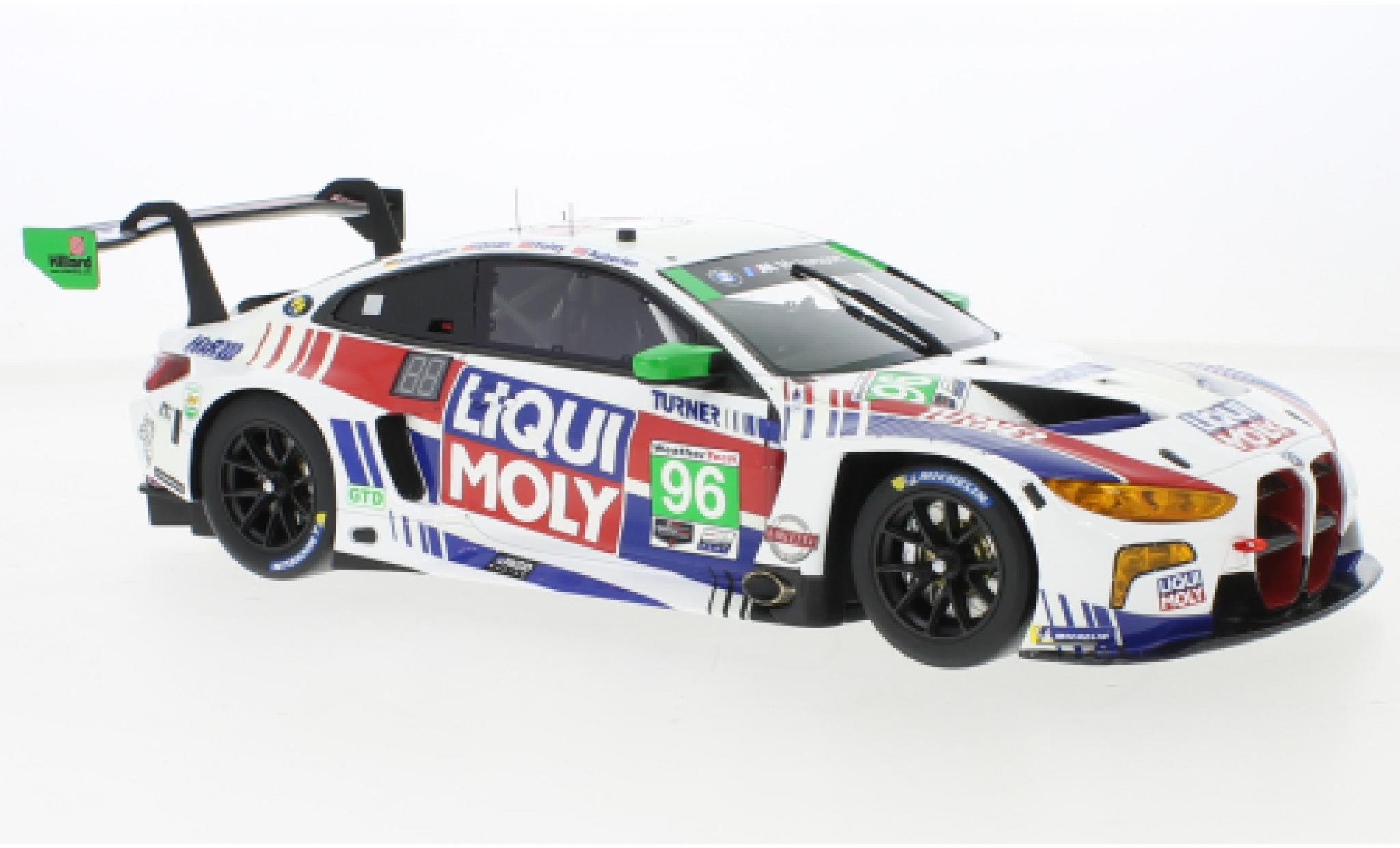 Bmw M4 1/18 Top Speed GT3 No.96 Turner Motorsport Liqui Moly IMSA 24h Daytona 2022 diecast model cars