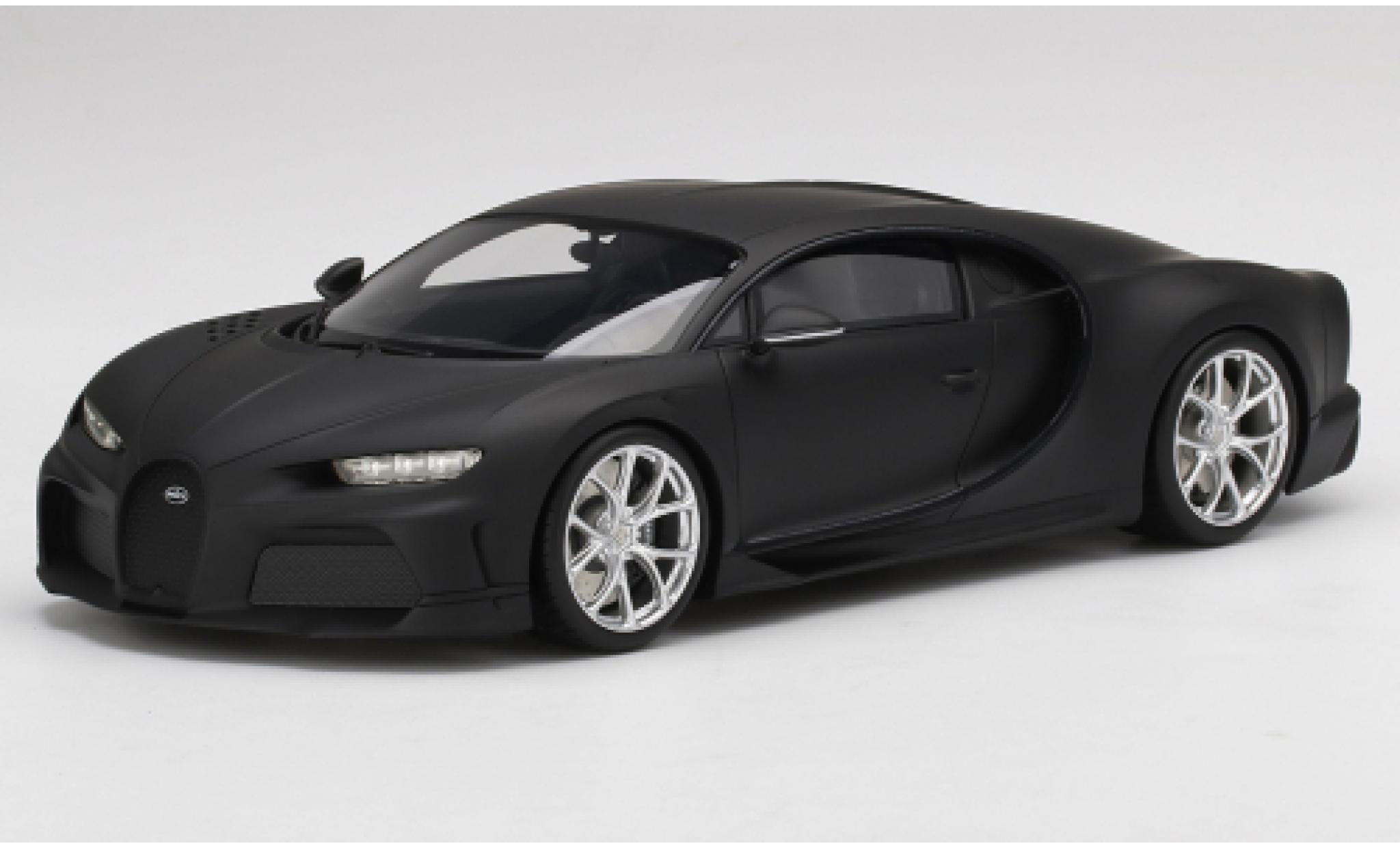 Bugatti Chiron 1/18 Top Speed Super Sport 300+ matt-black 2020 diecast model cars