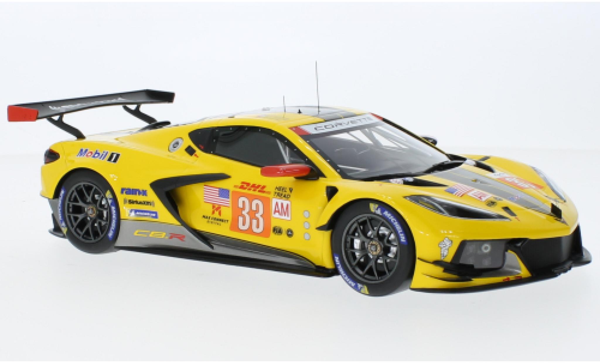 Chevrolet Corvette 1/18 Top Speed C8.R No.33 Racing WEC Sebring 1000 Miles 2023 diecast model cars