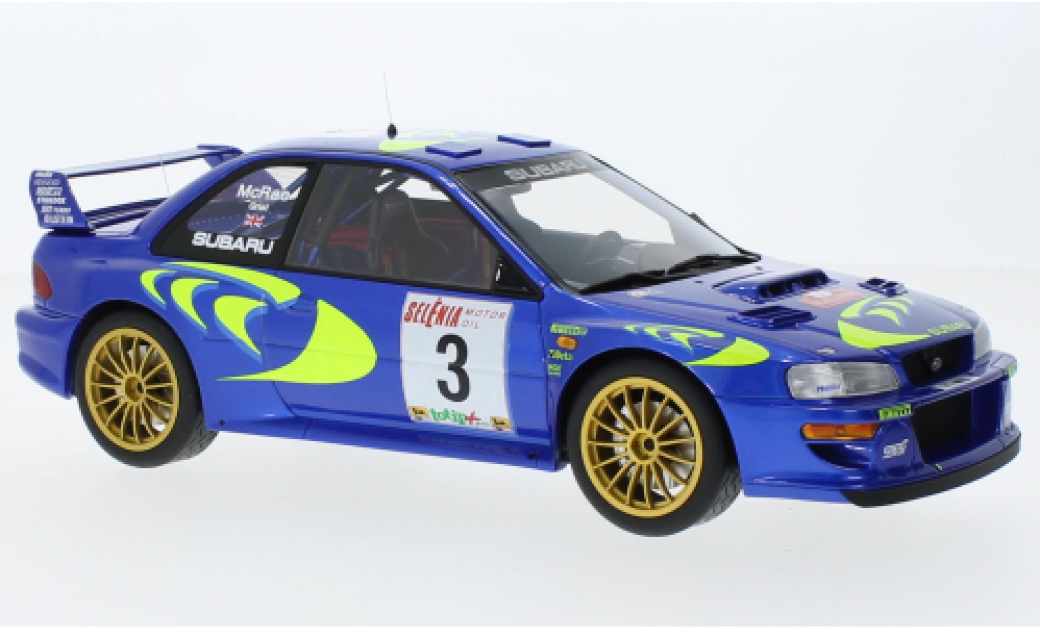Subaru Impreza 1/18 Top Speed WRC97 No.3 Rally WM Rally San Remo 1997 diecast model cars