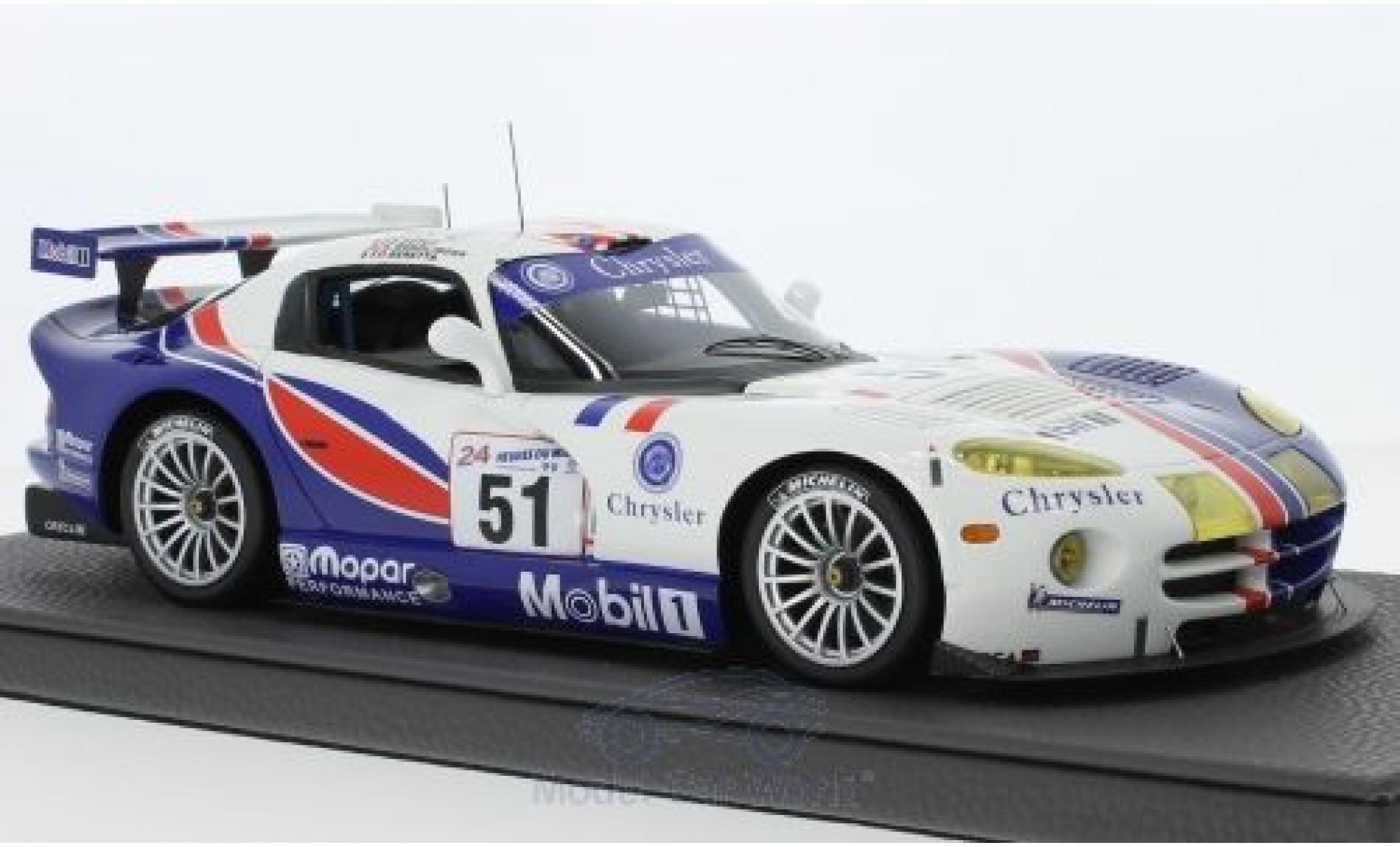 Dodge Viper GTS 1/18 Topmarques Collectibles GTS-R No.51 Team Oreca 24h Le Mans 1999 D.Dupuy/K.Wendlinger/O.Beretta diecast model cars