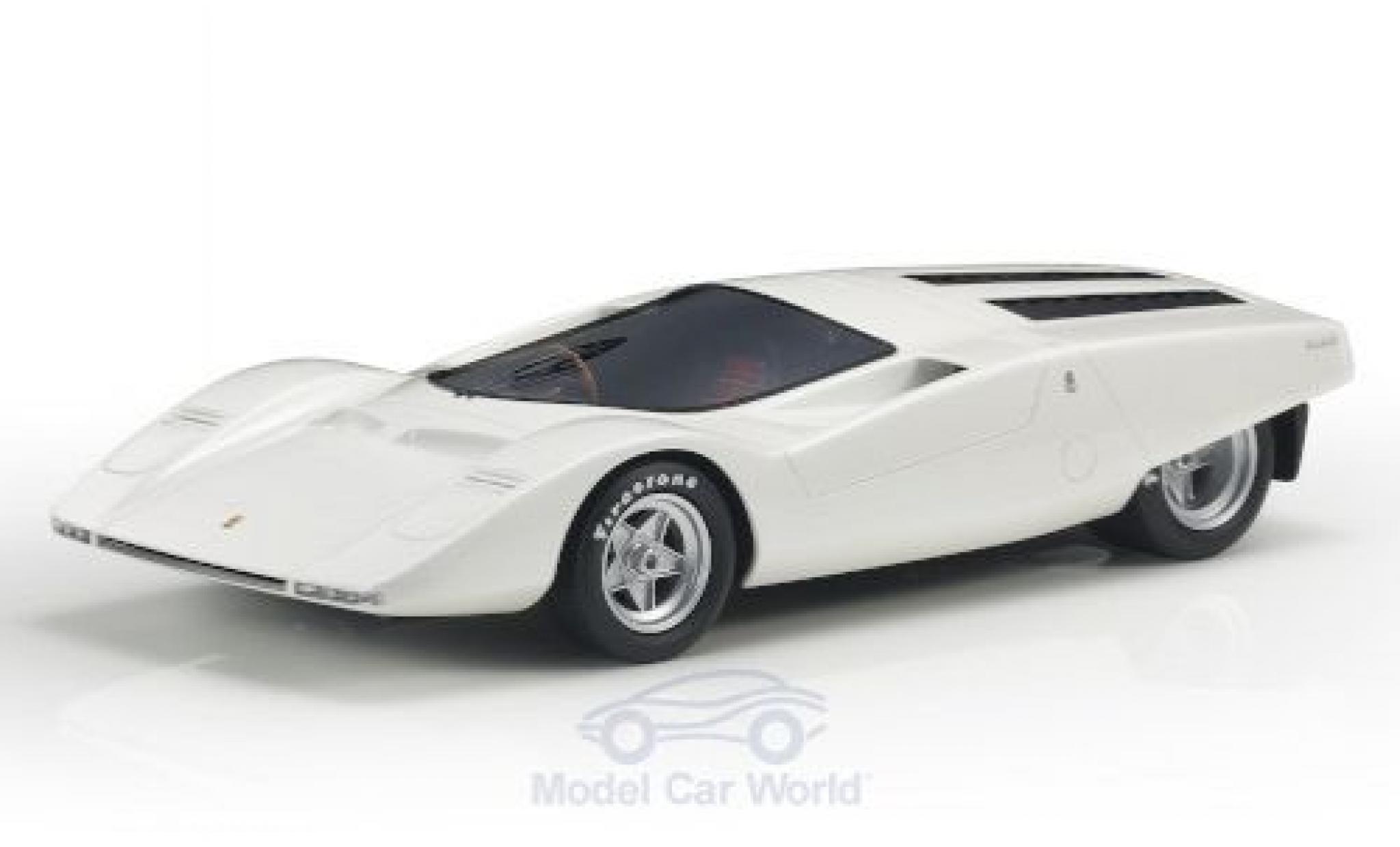Ferrari 512 1/18 Topmarques Collectibles S Saloontta Concept metallic white RHD 1969 diecast model cars