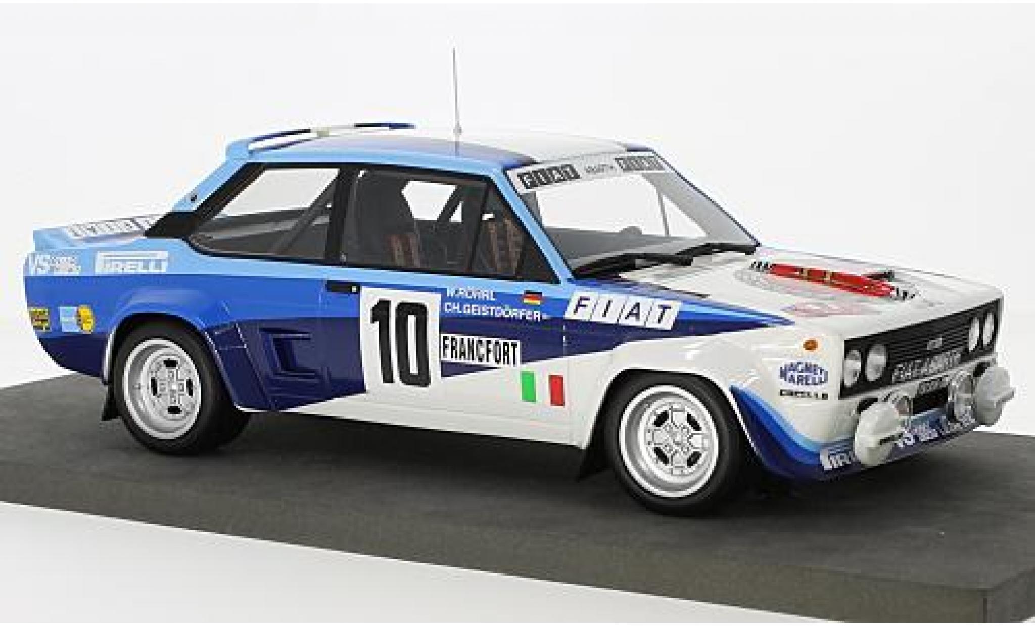 Fiat 131 1/18 Topmarques Collectibles Abarth No.10 Rally Monte Carlo 1980 W.R&ouml;hrl/C.Geistd&ouml;rfer diecast model cars