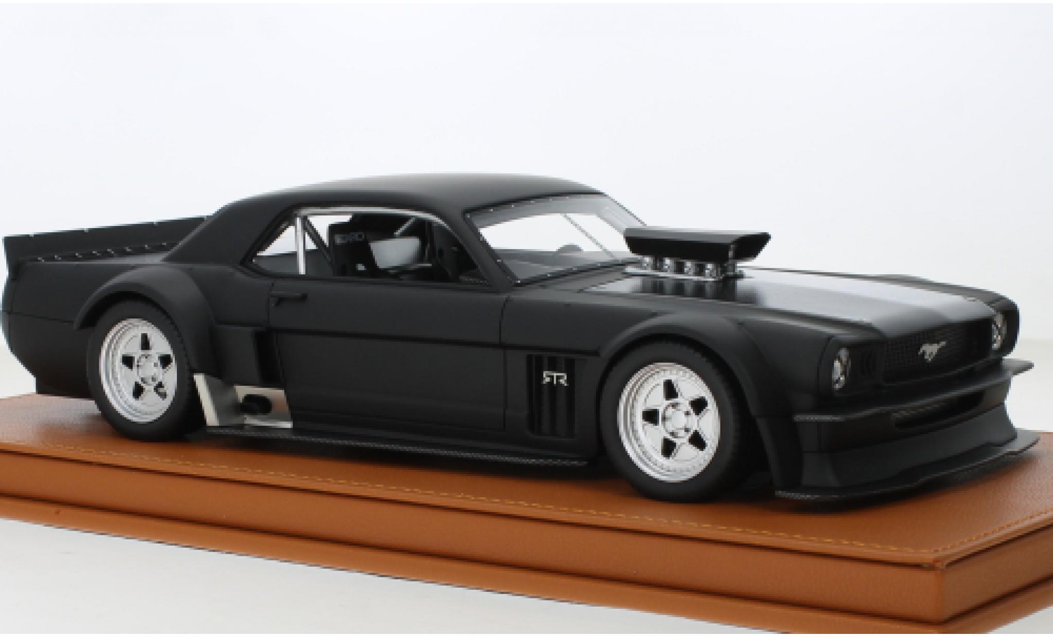 Ford Mustang 1/18 Topmarques Collectibles matte noir 1965 diecast model cars