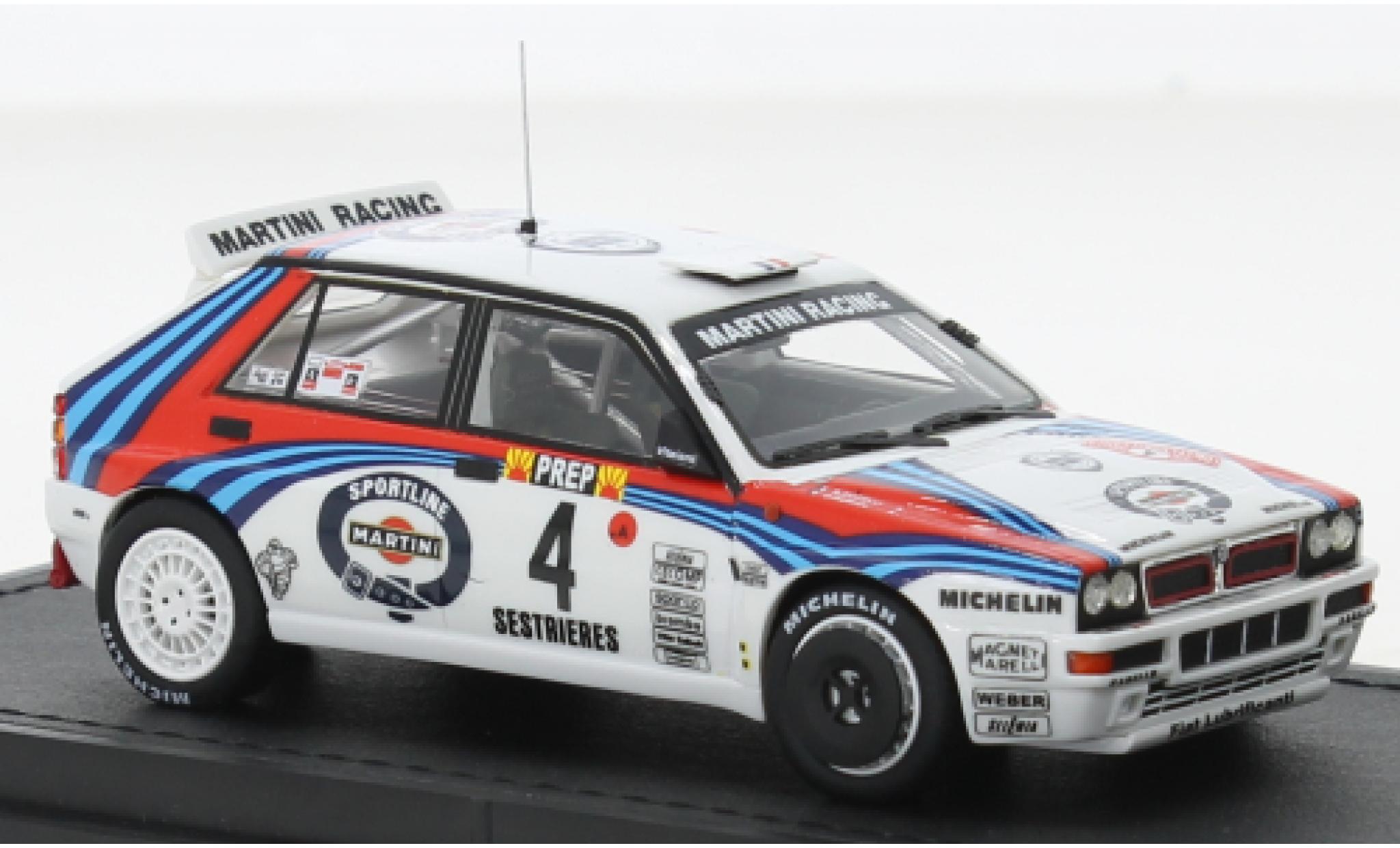 Lancia Delta 1/43 Topmarques Collectibles HF Integrale 16V No.4 Martini Racing Martini Rally WM Rally Monte Carlo 1992 diecast model cars