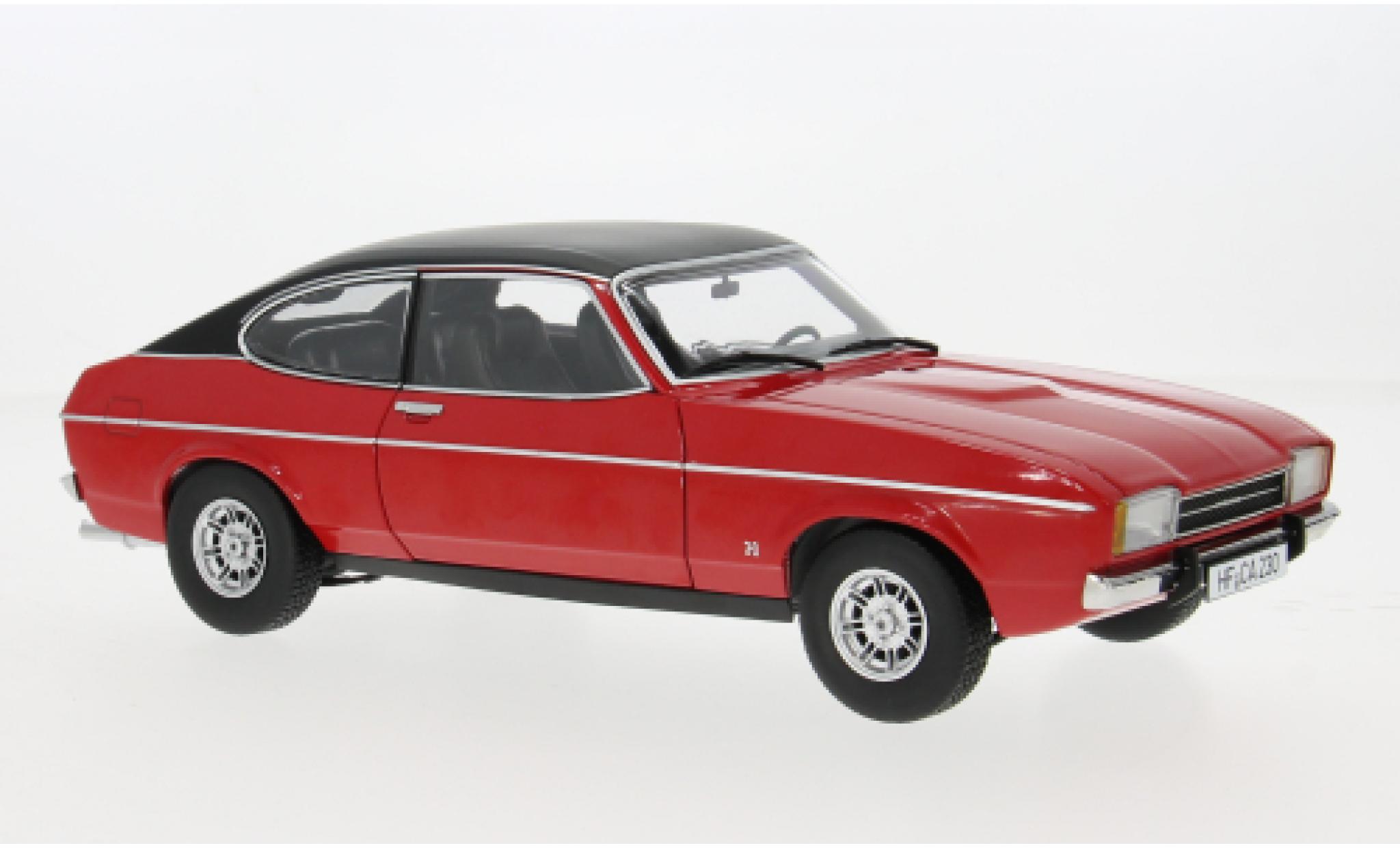 Ford Capri 1/18 Touring II Ghia 3.0 red/black 1974 1:18 diecast model cars